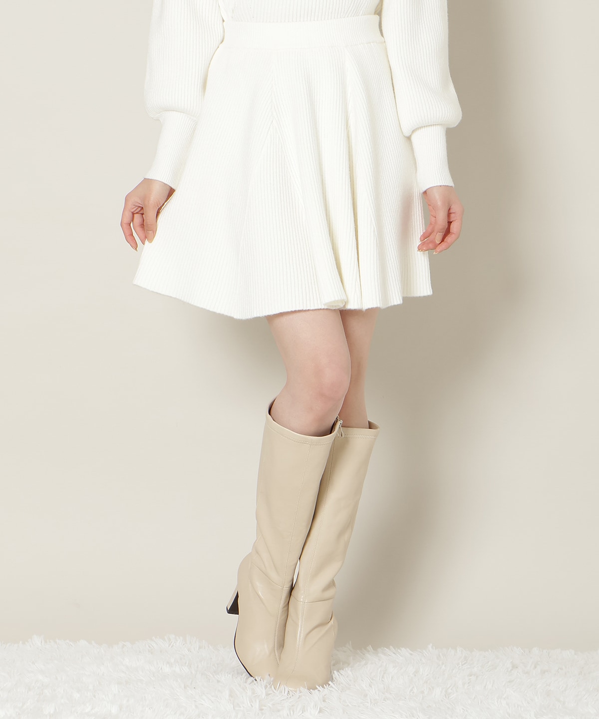 【12/5(fri)10時発売】オフタートル×スカートニットSETUP