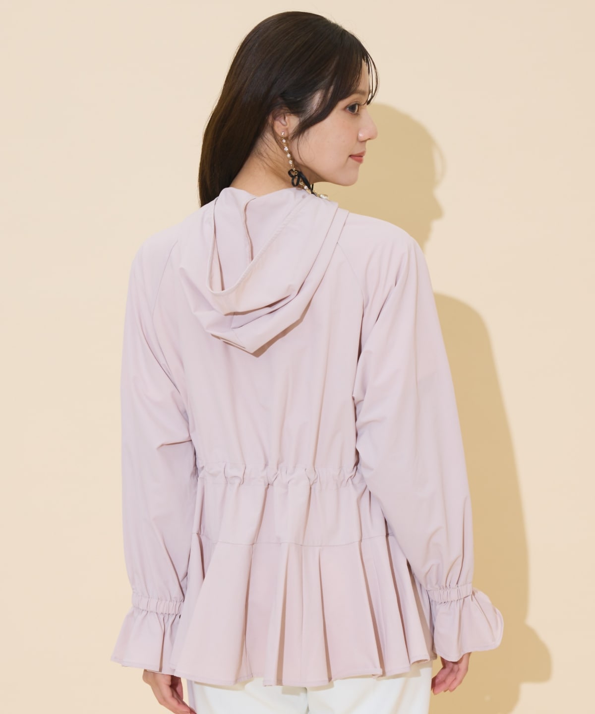 UVカットペプラムブルゾン