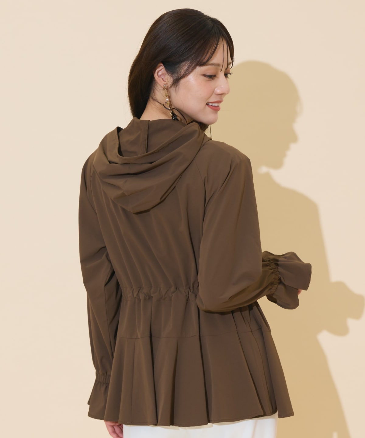 UVカットペプラムブルゾン