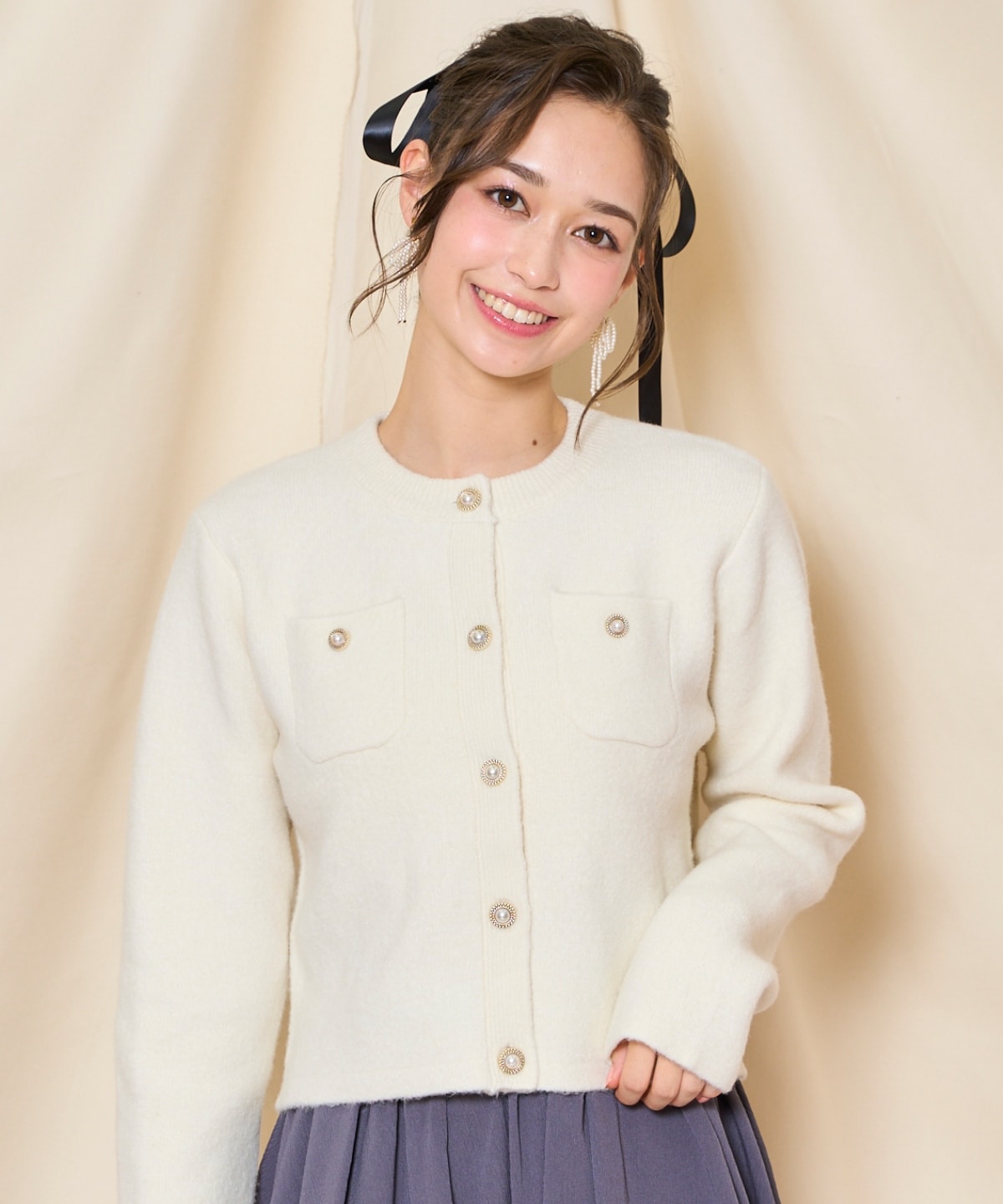 AIRIKU モヘアニット VIS(ビス) / モヘアタッチシアーニット (トップス / ニット