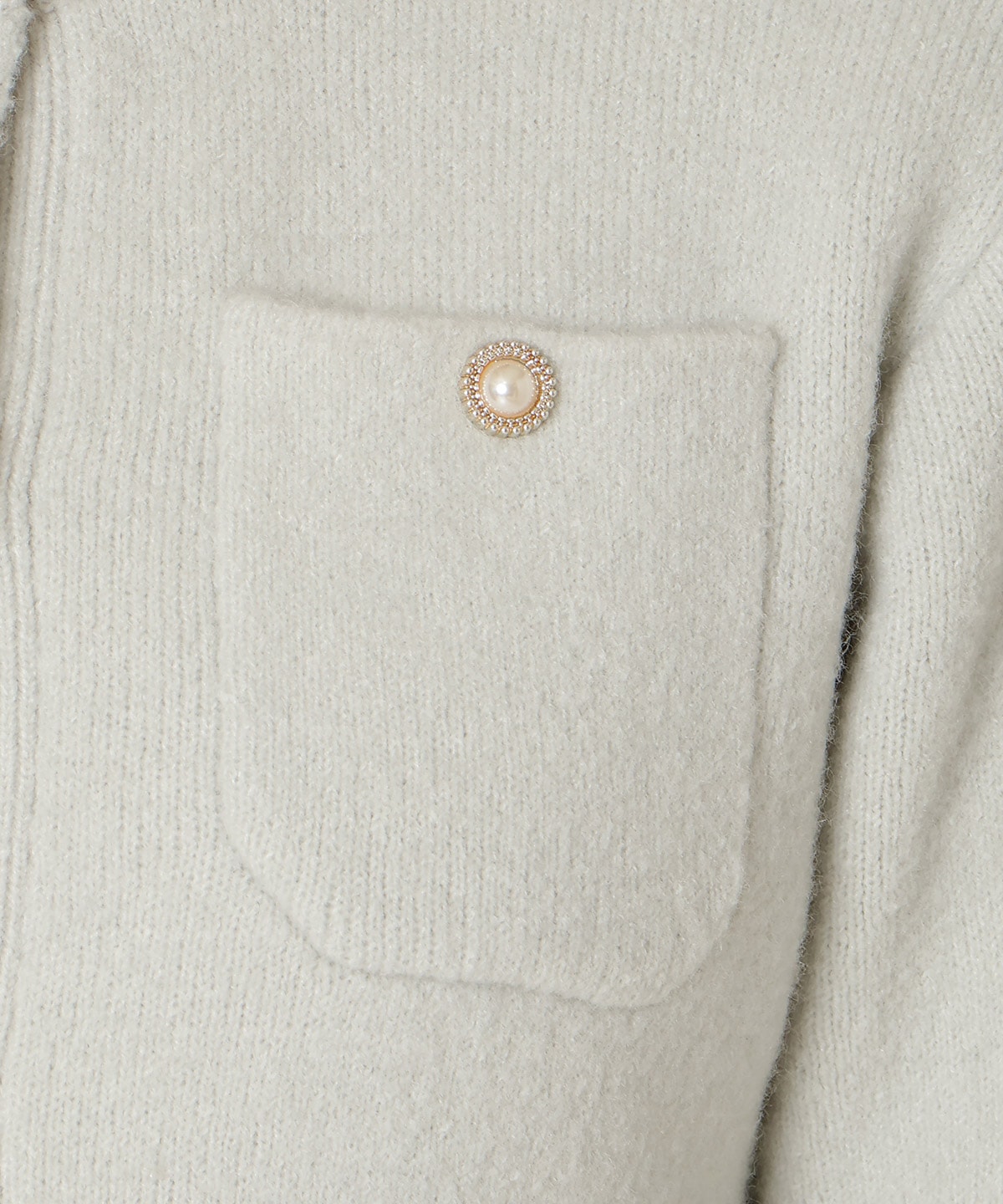 モヘアライクニットジャケット