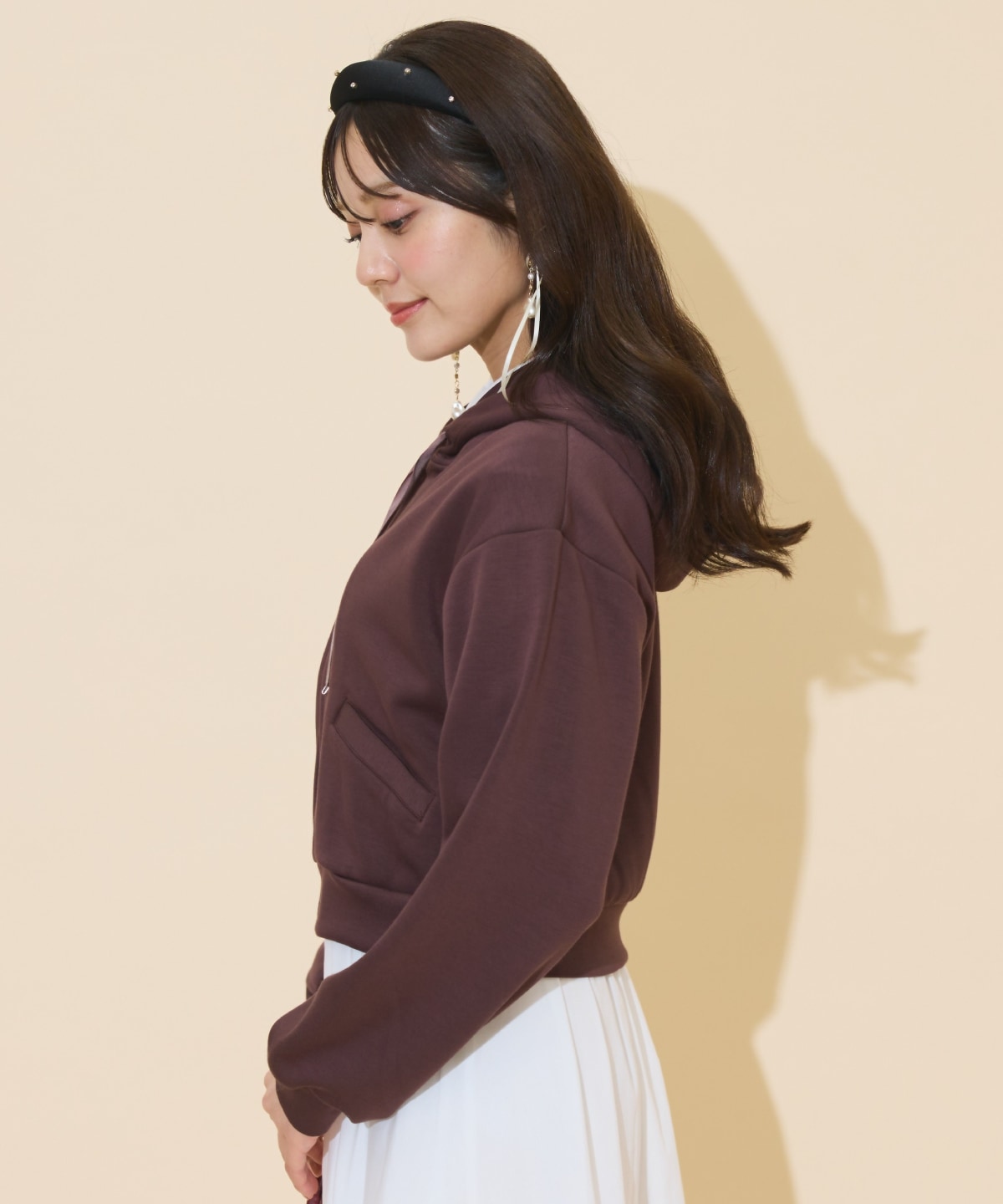 ロゴテープパーカー