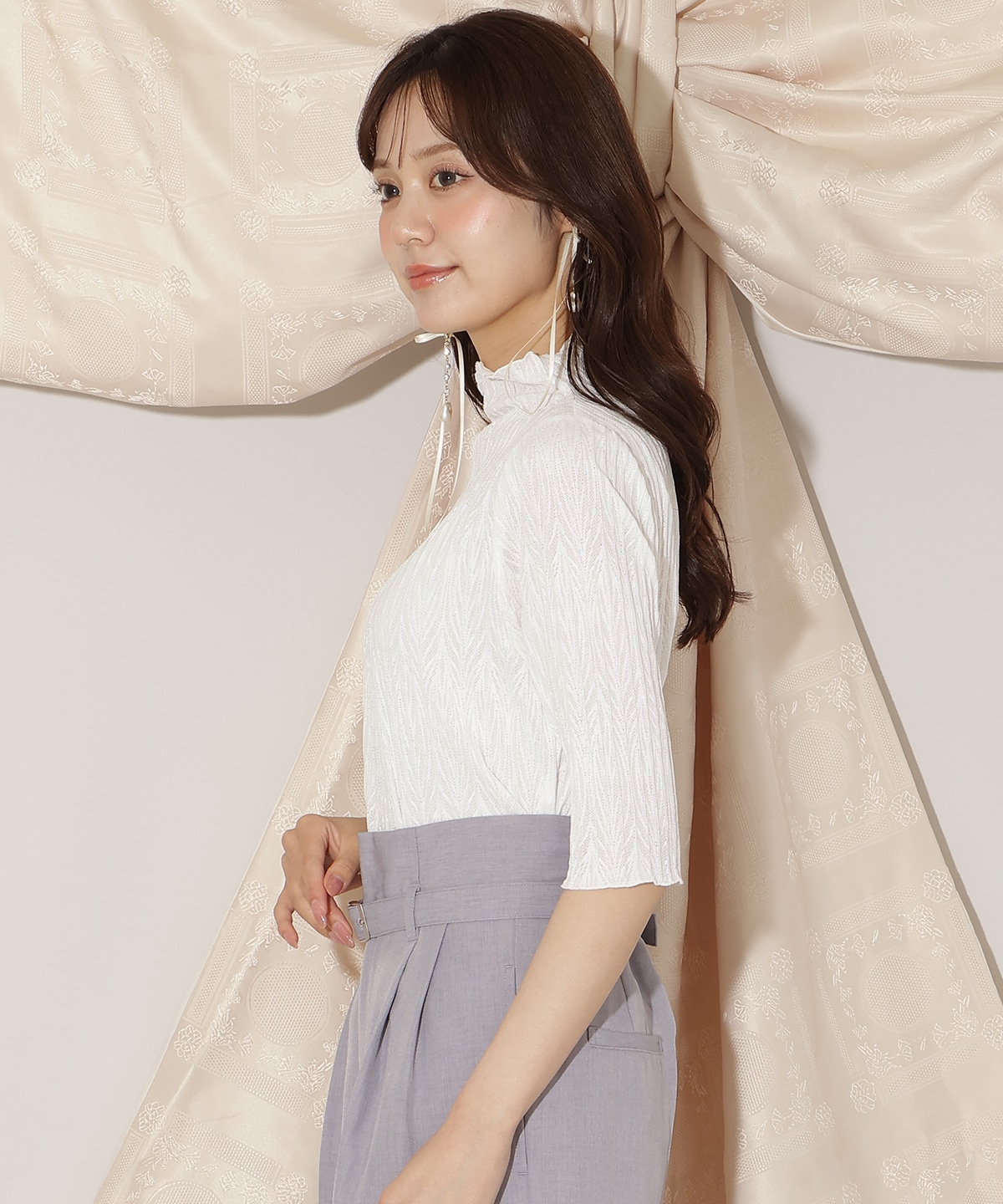 メロウハイネックインナートップス