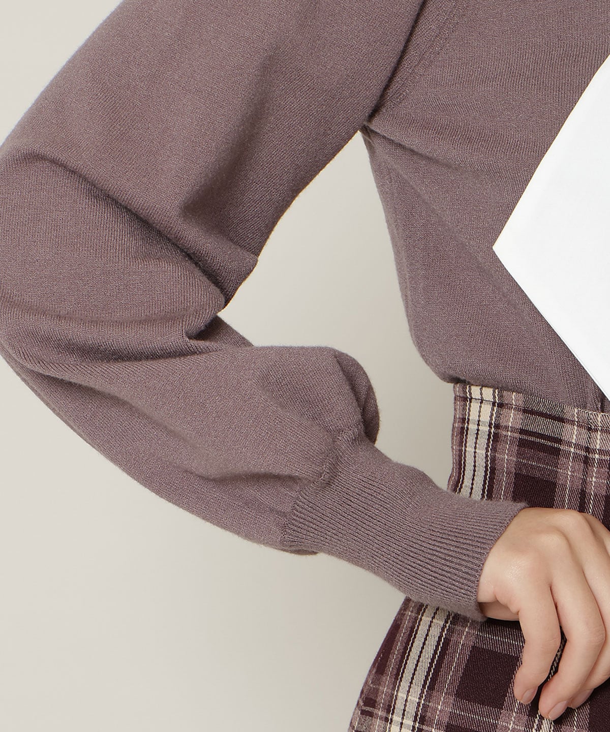 リボンドッキングプルオーバー