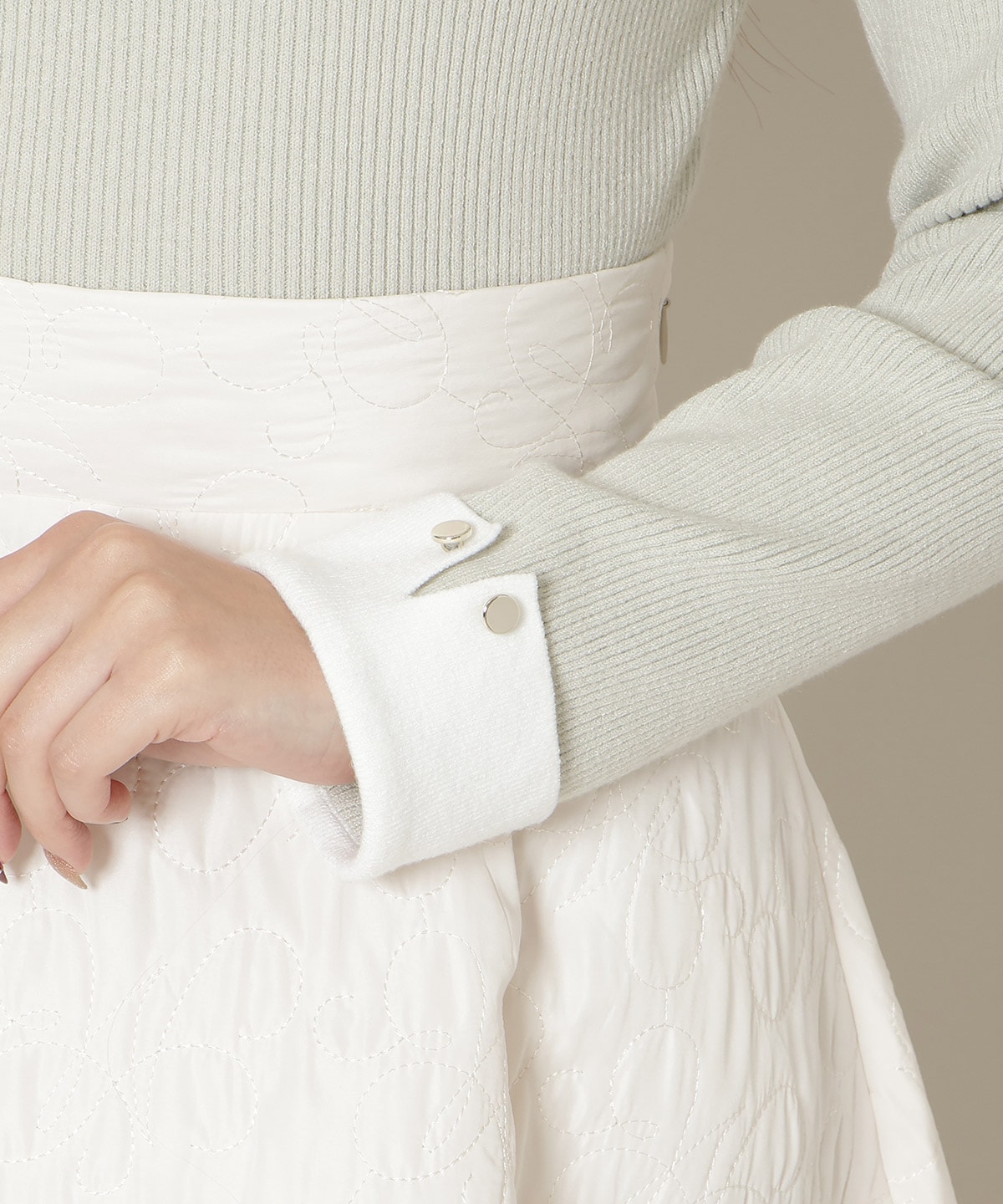 【1/1(thu)10時発売 New Year's Item】ポロカラーリブニット