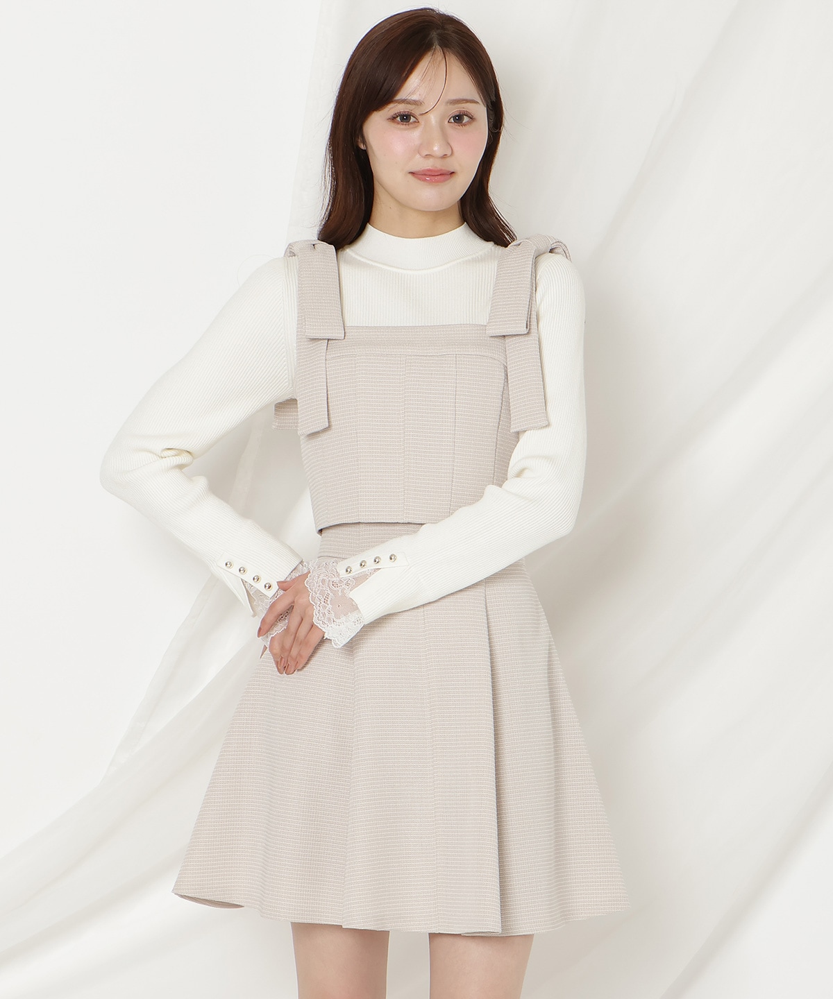 【2/11(wed)10時発売】リボンショルダービスチェ