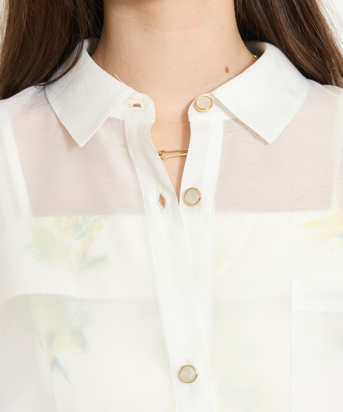 エアリーシアーシャツ