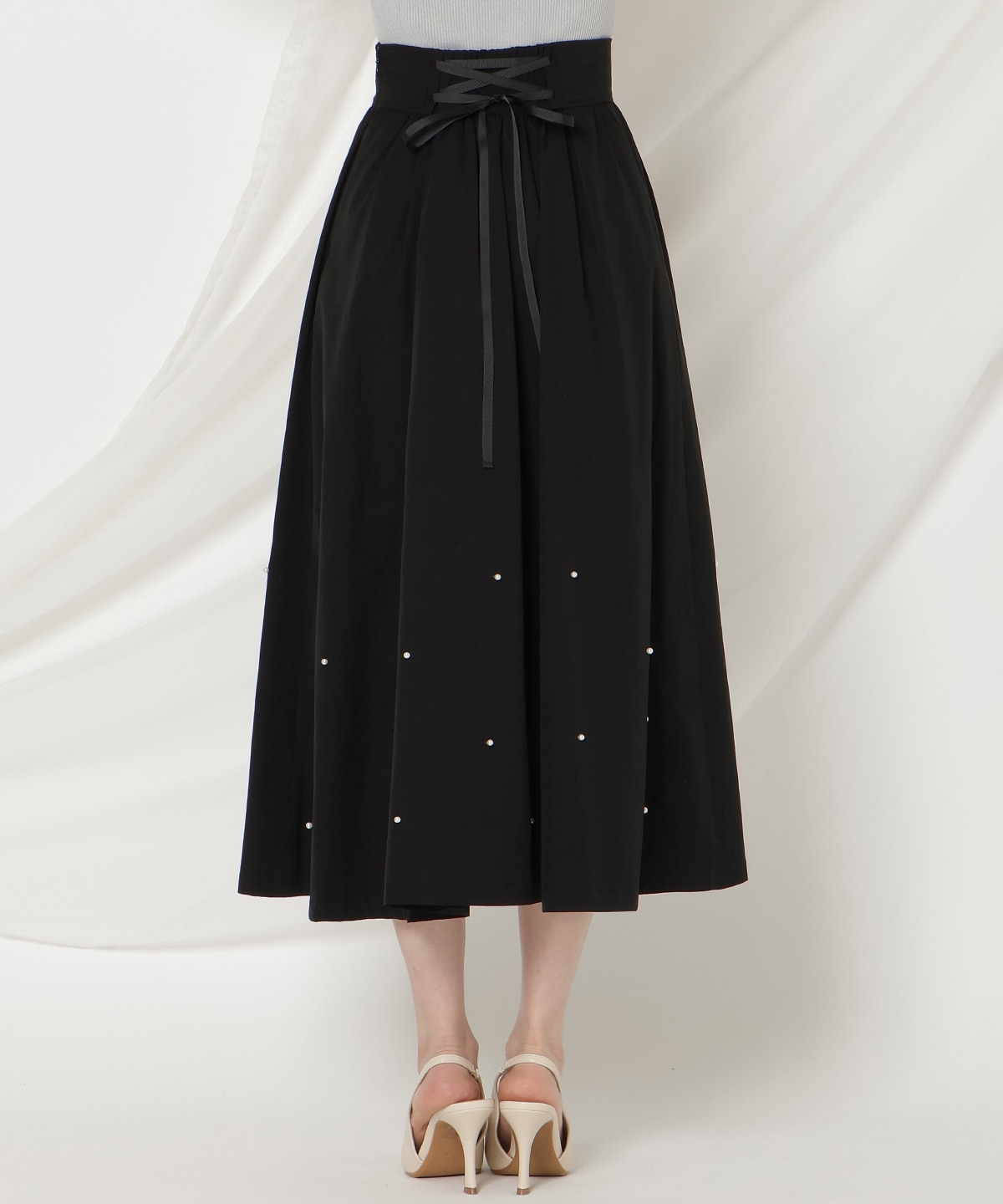 パールタックギャザースカート