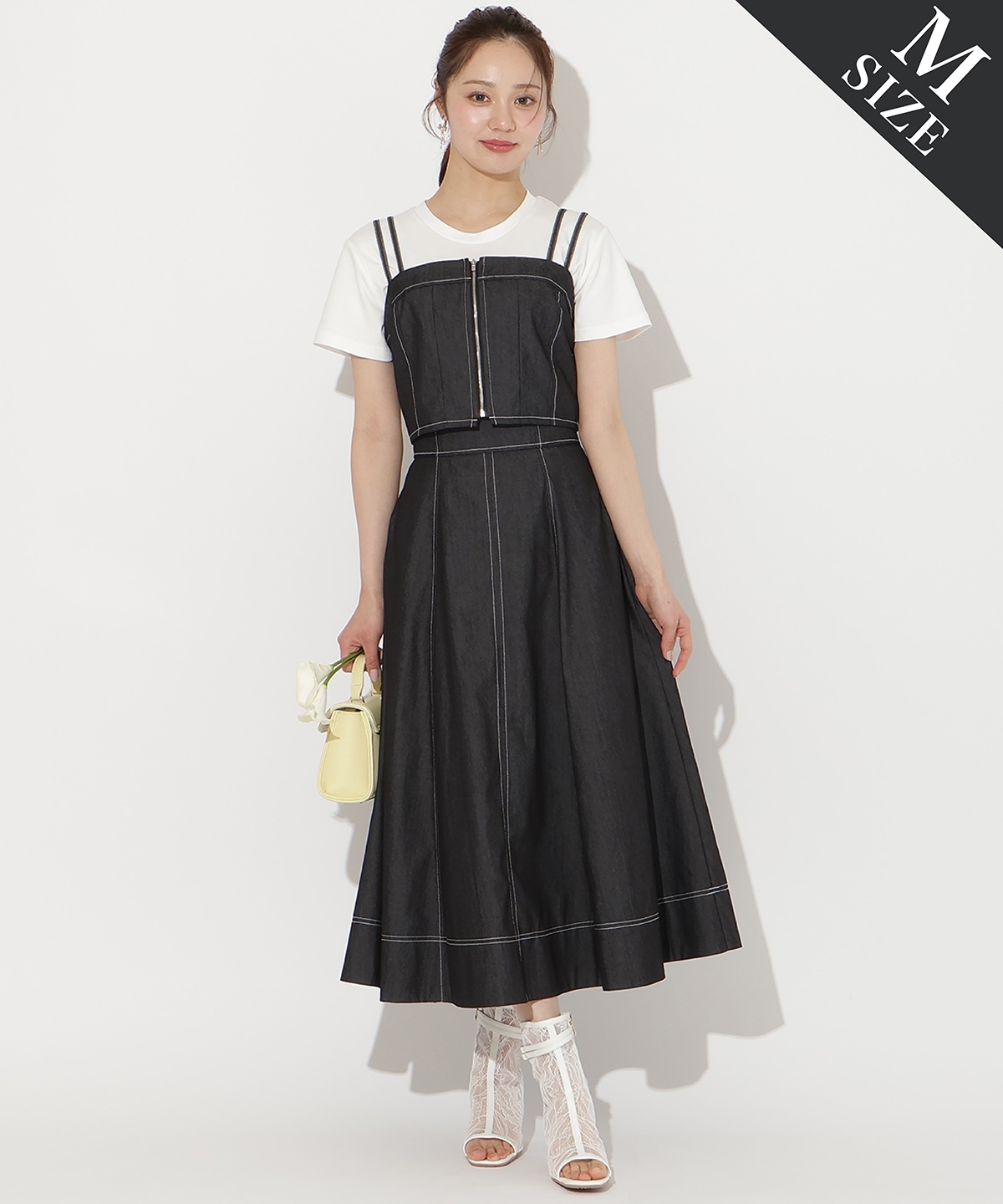 【3/19(thu)10時発売】ライトデニムフレアスカート