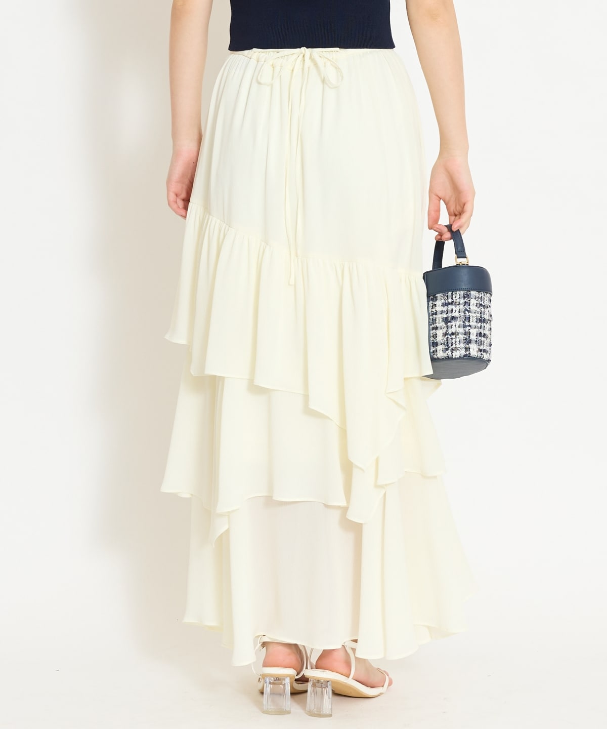 アシメティアードスカート