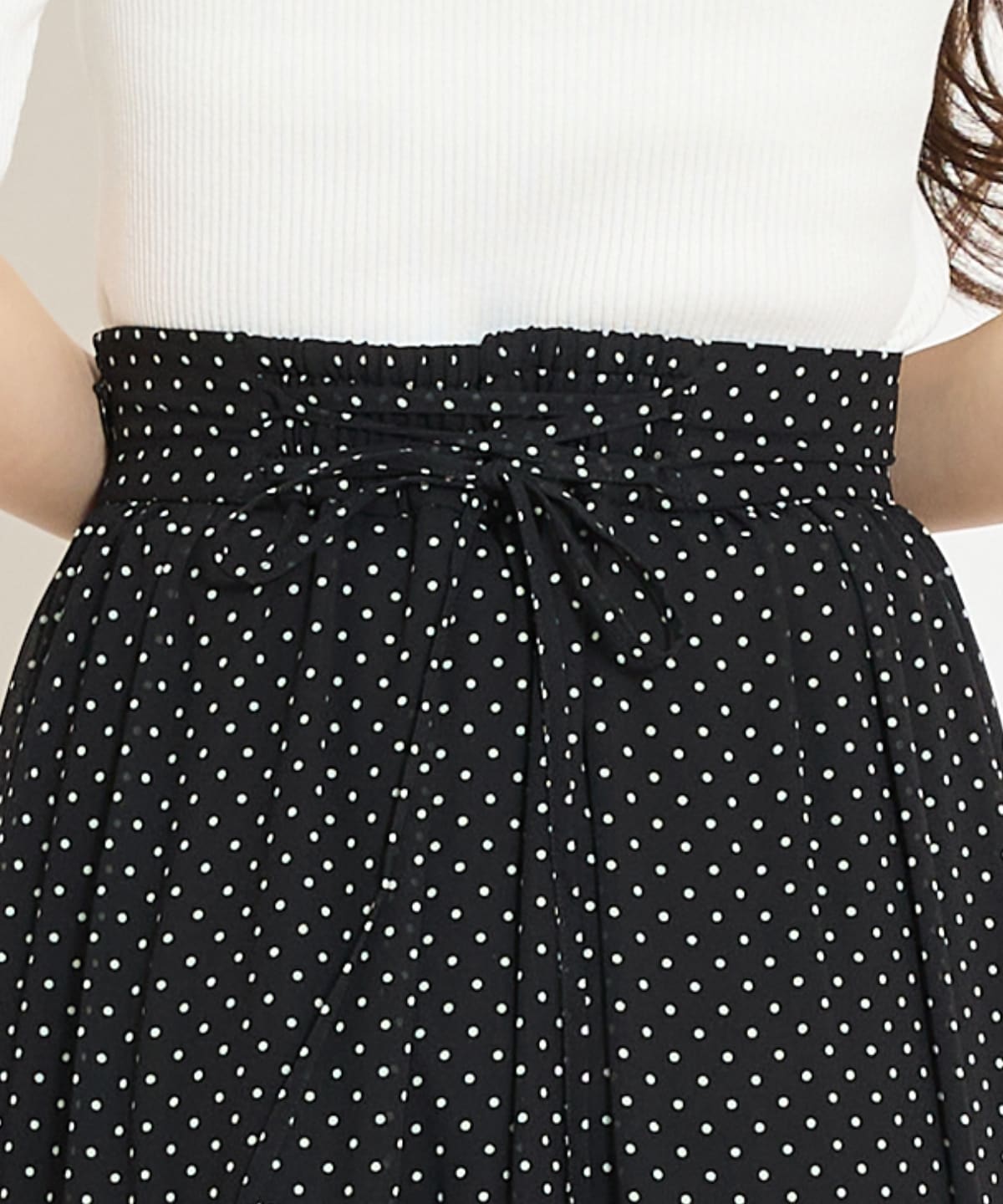 アシメティアードスカート