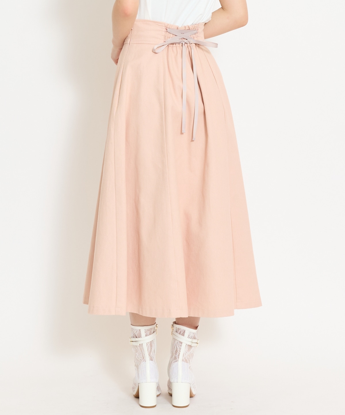 【セットアップ対応】デニムフレアスカート