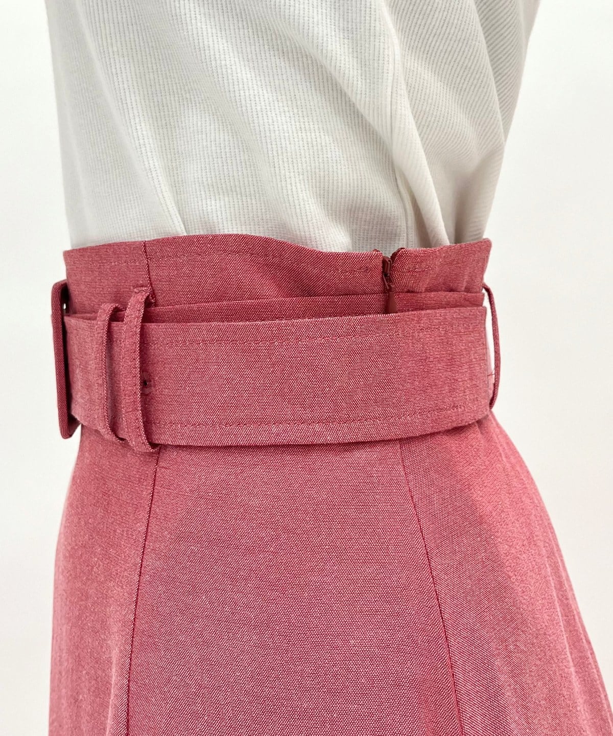 ベルト付きハンカチヘムスカート