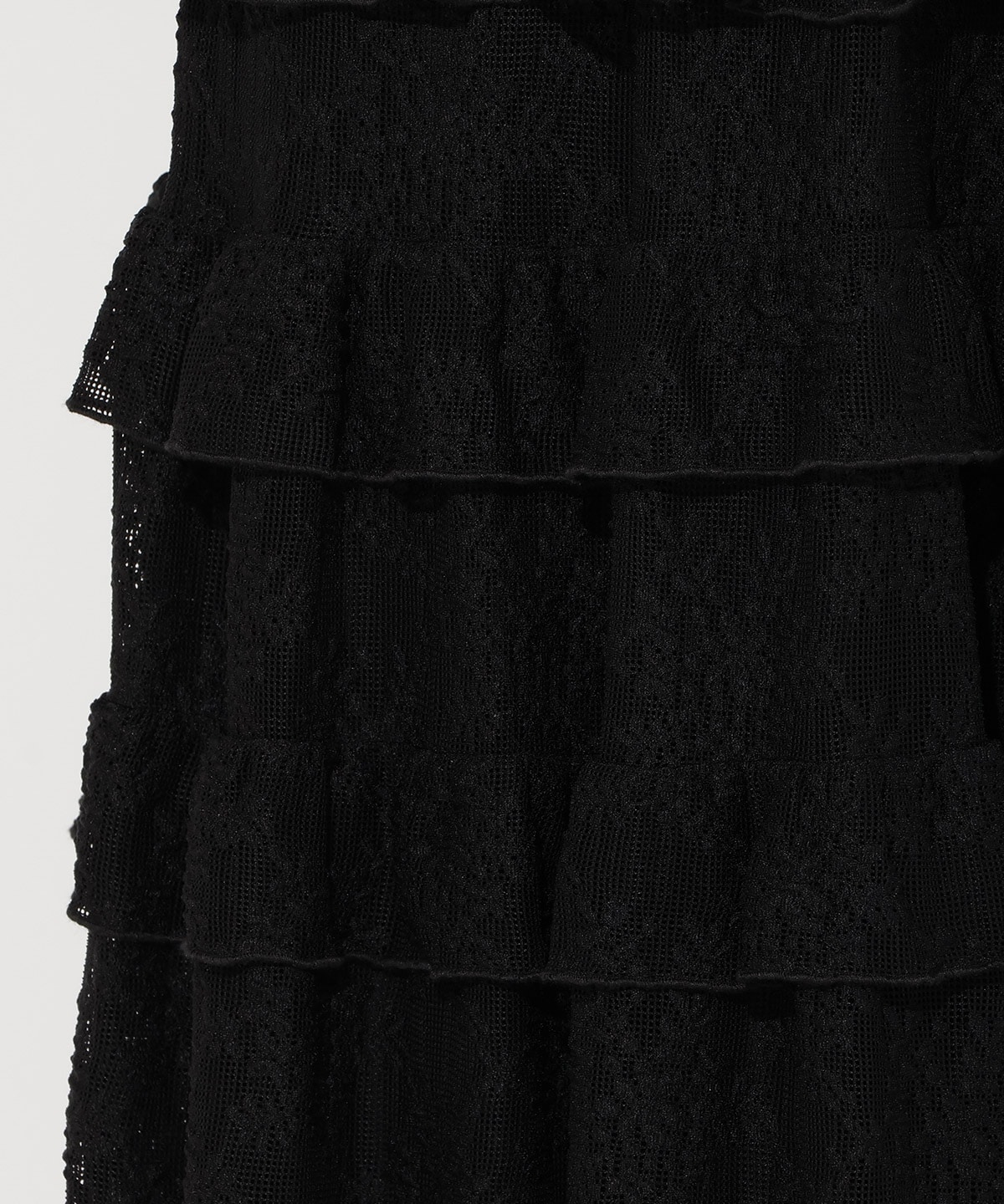 レースフリルティアードスカート