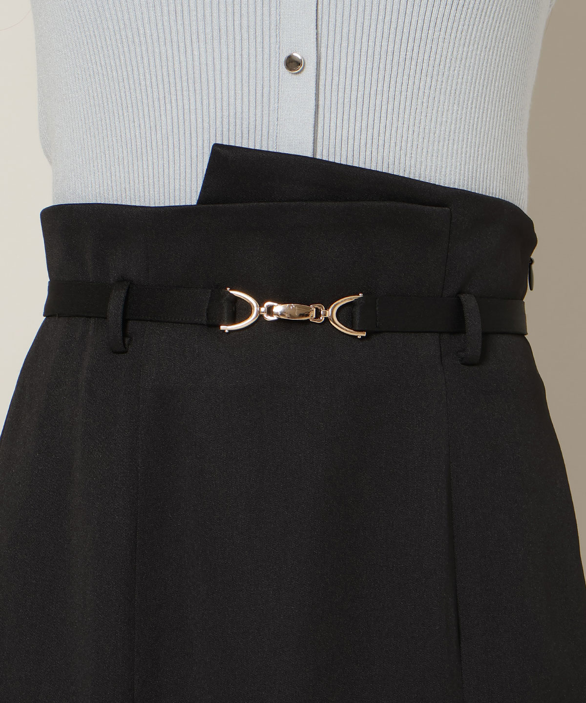 ビットベルト付きマーメイドスカート