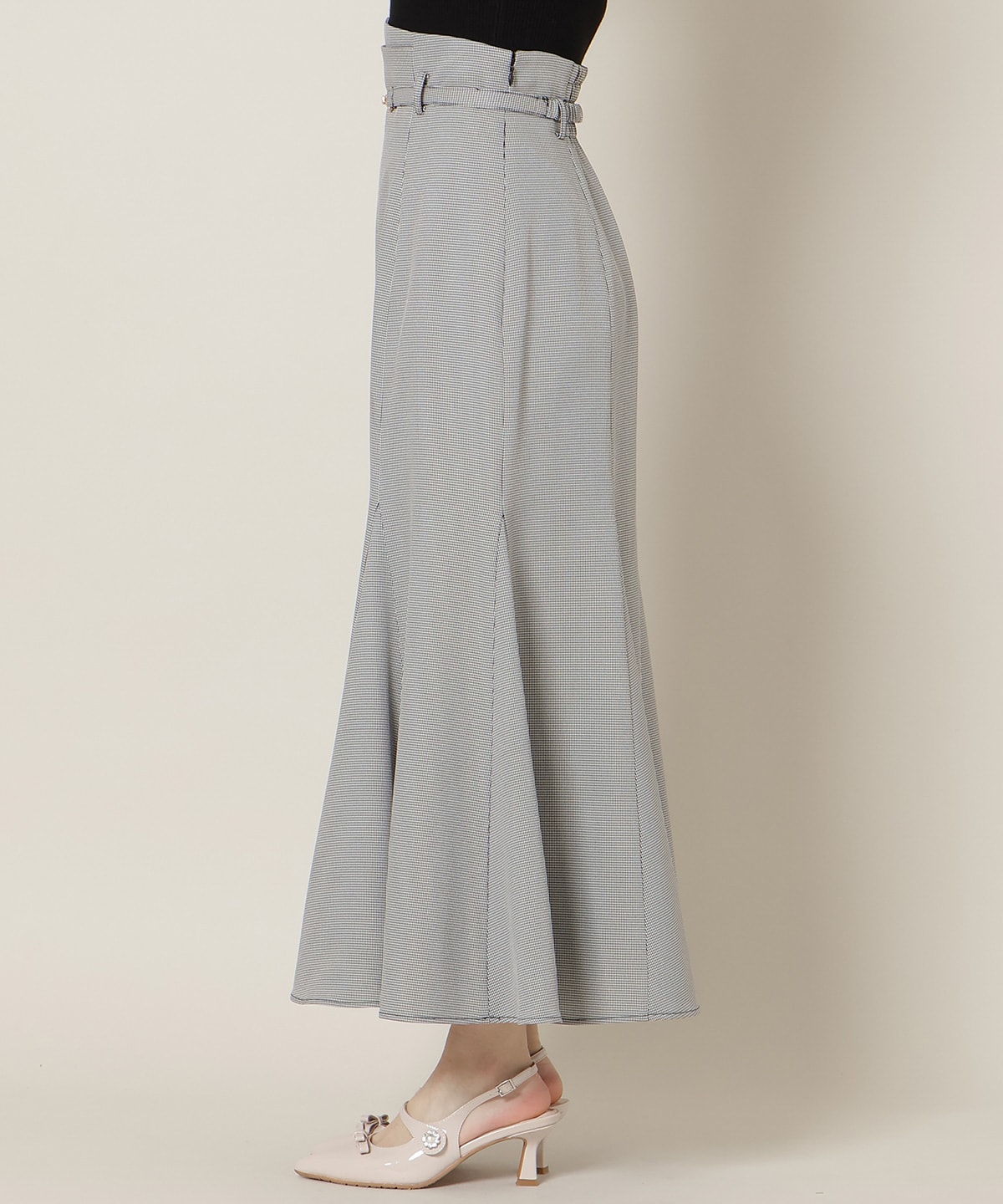 ビットベルト付きマーメイドスカート