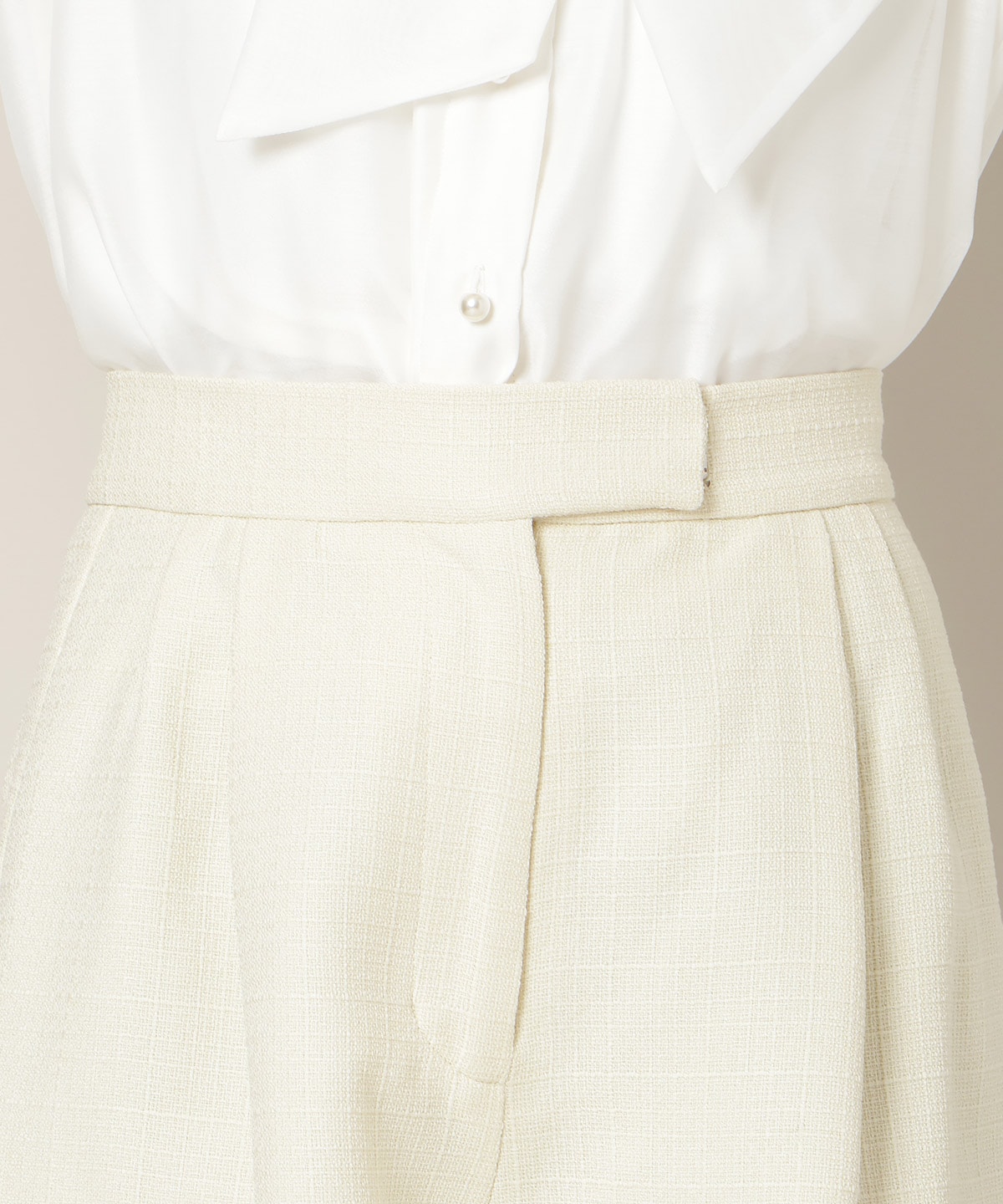 ツイードタックショートパンツ