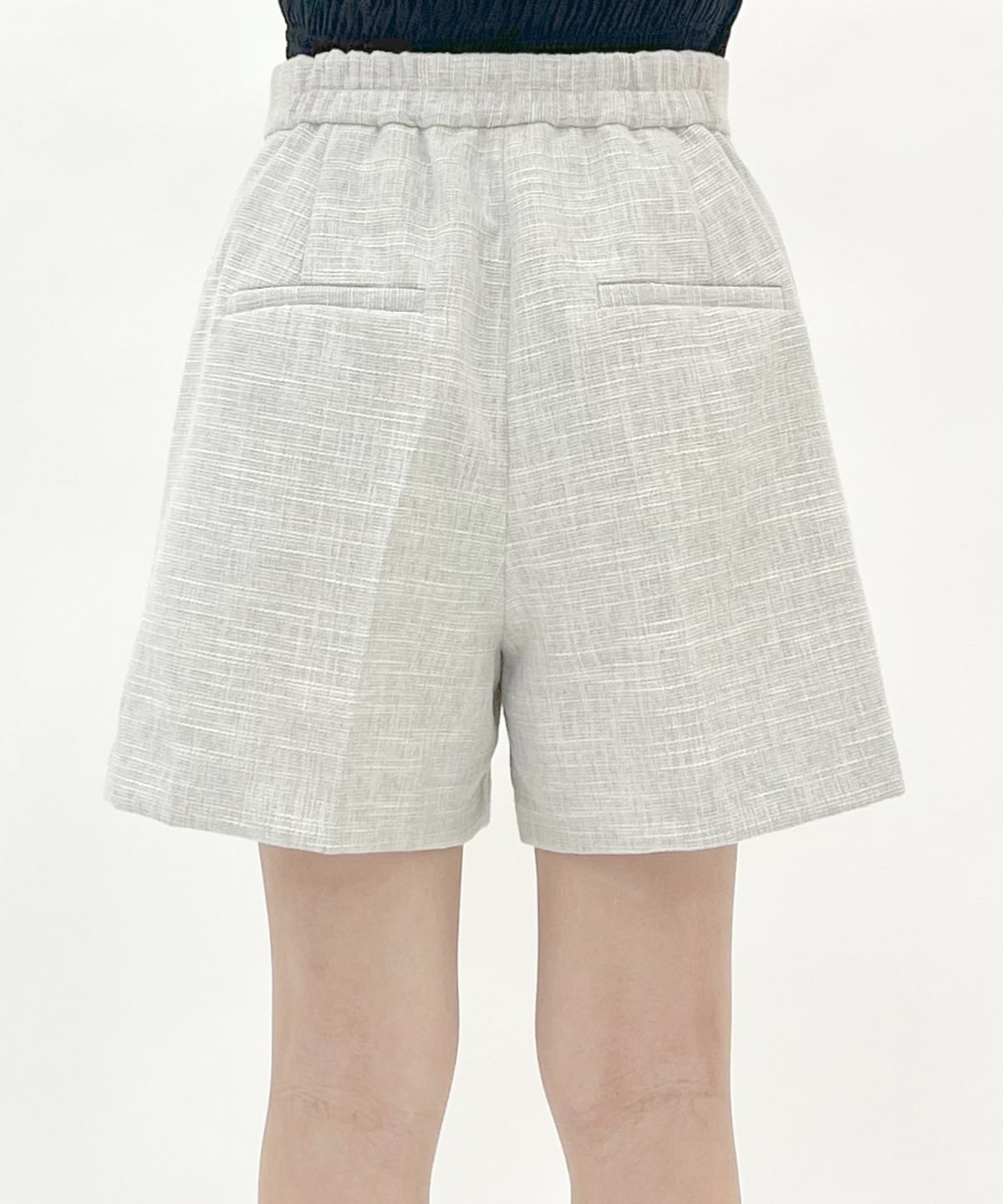 タックツイードショートパンツ
