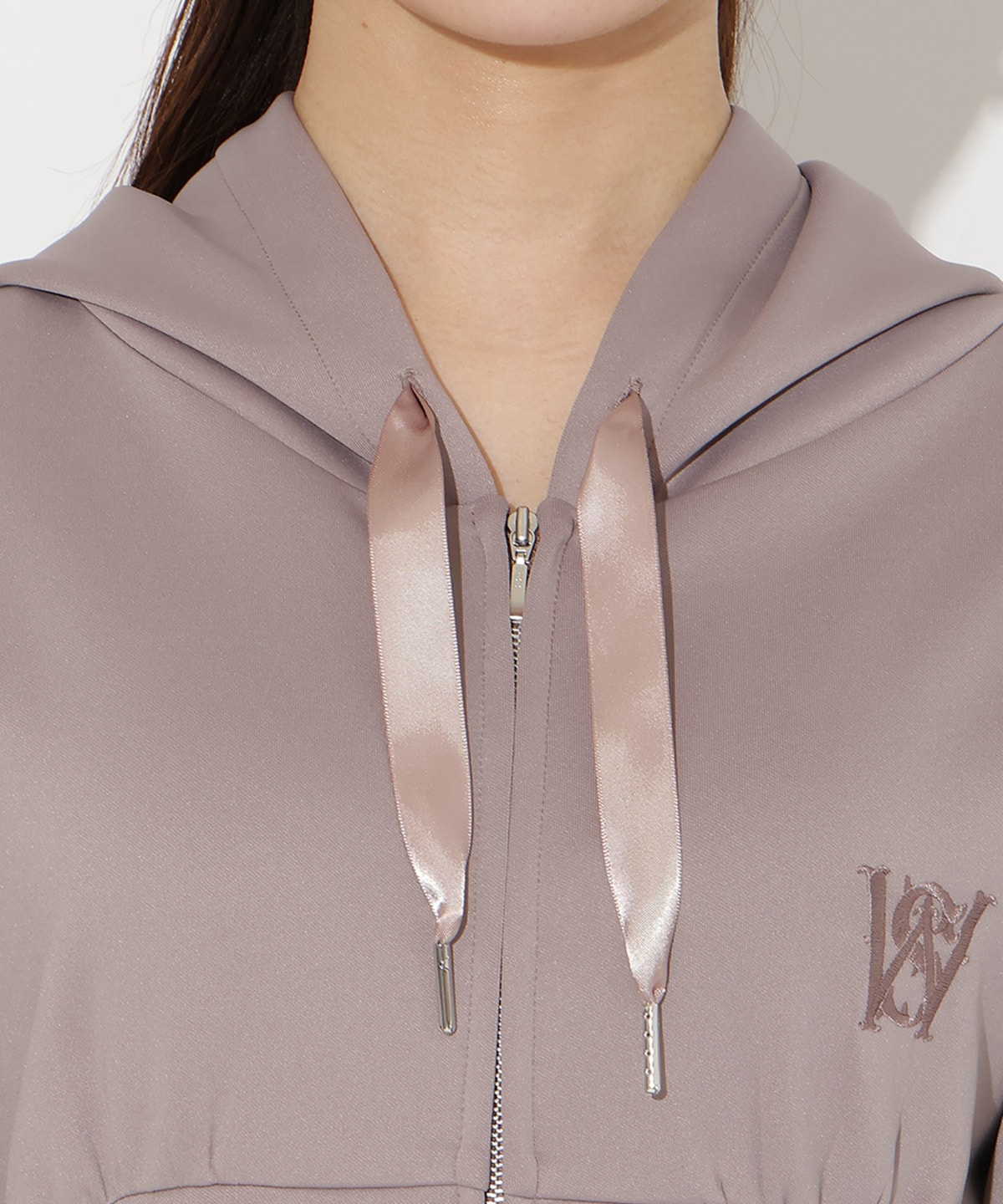 【2/27(fri)20時発売】ハイウエスト切替パーカーワンピース