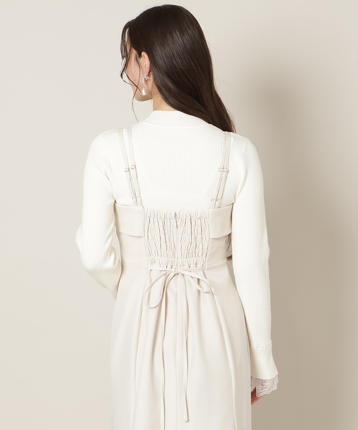 フロントスリットマーメイドワンピース