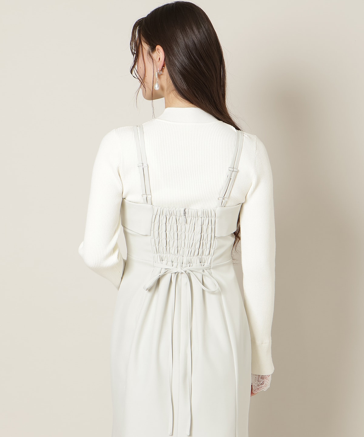 フロントスリットマーメイドワンピース