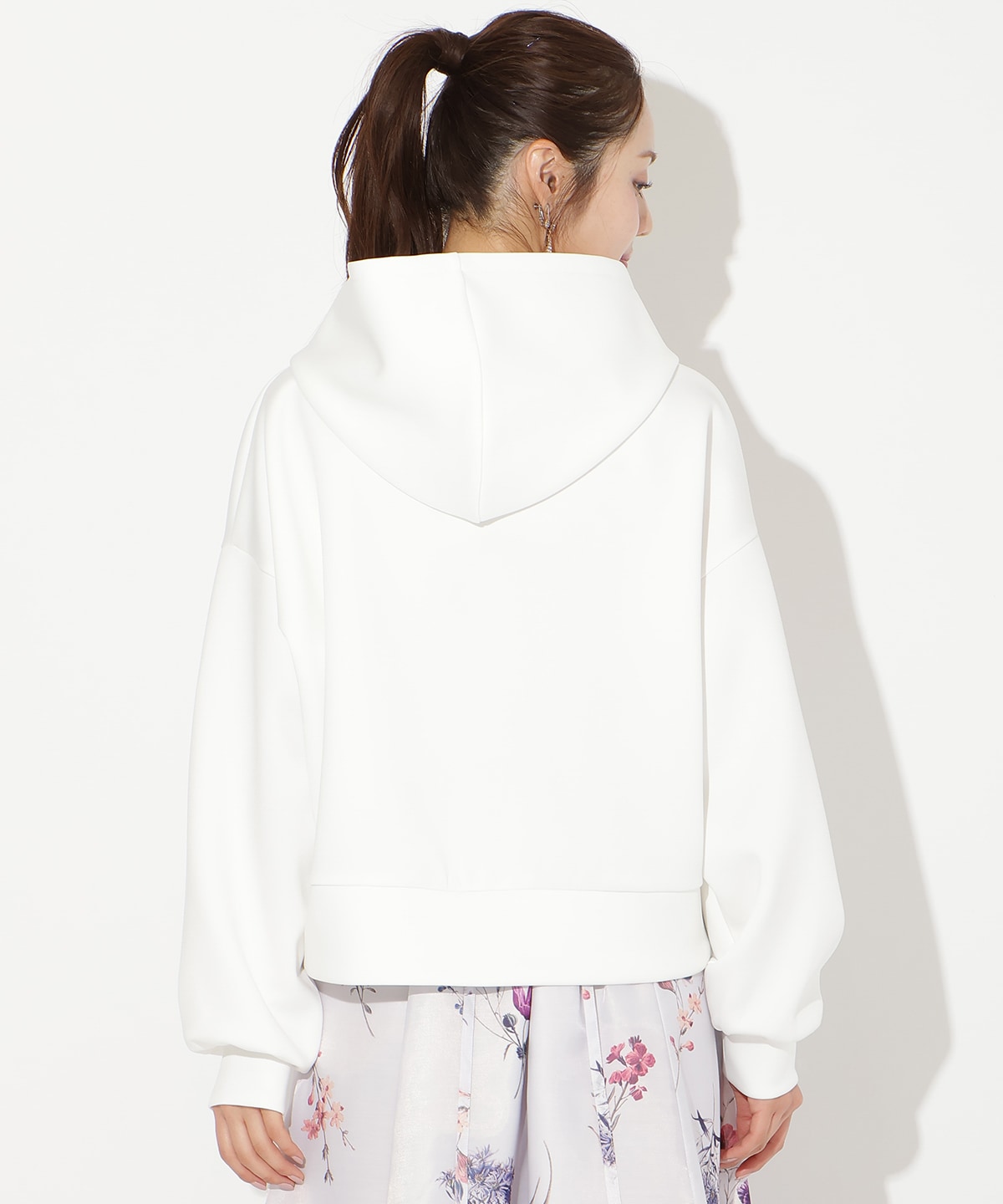 ダブルZIPオーバーサイズパーカー