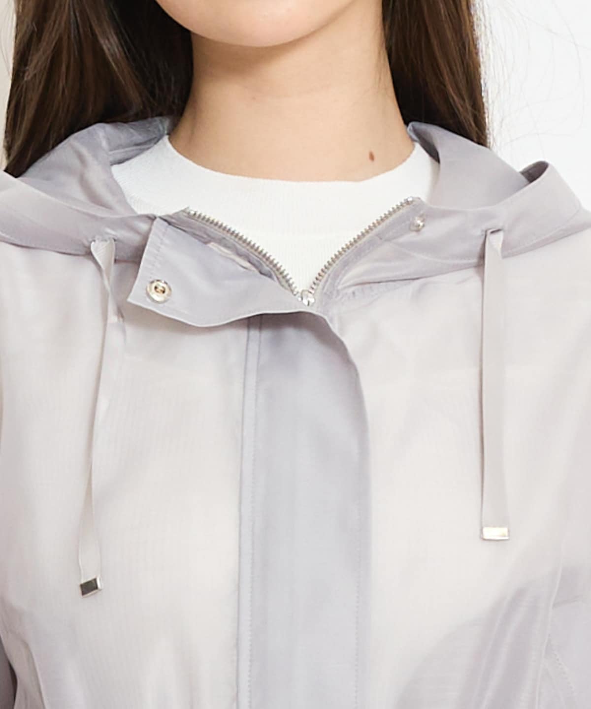 シアーフードブルゾン