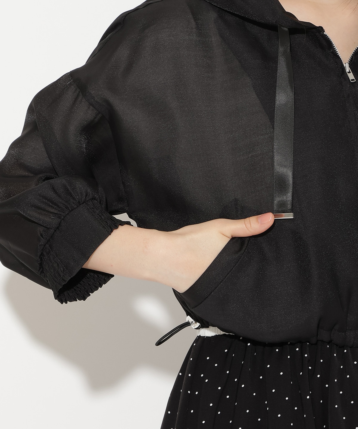 シャイニードロストシアーブルゾン