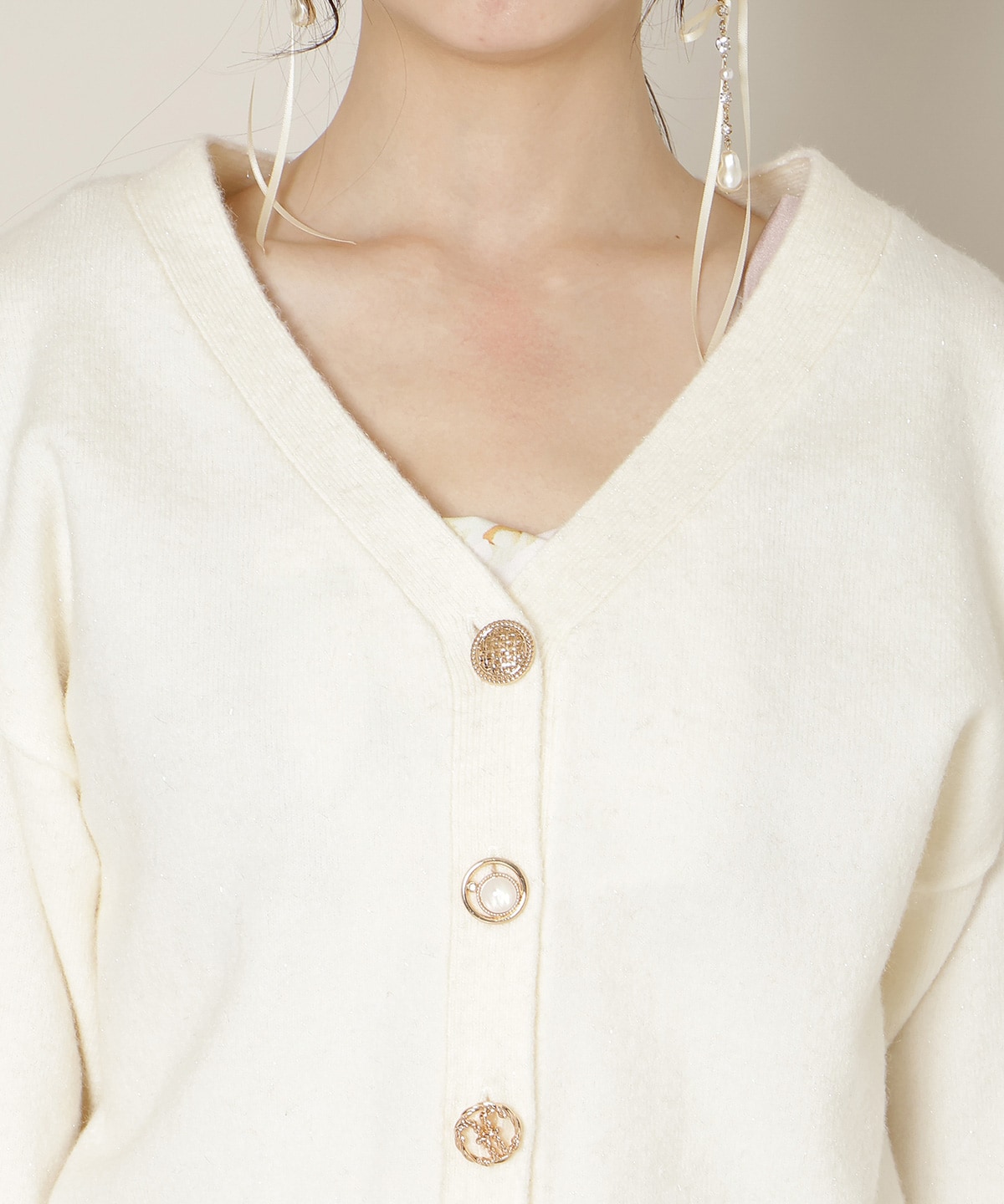 ミドルゲージカーディガン