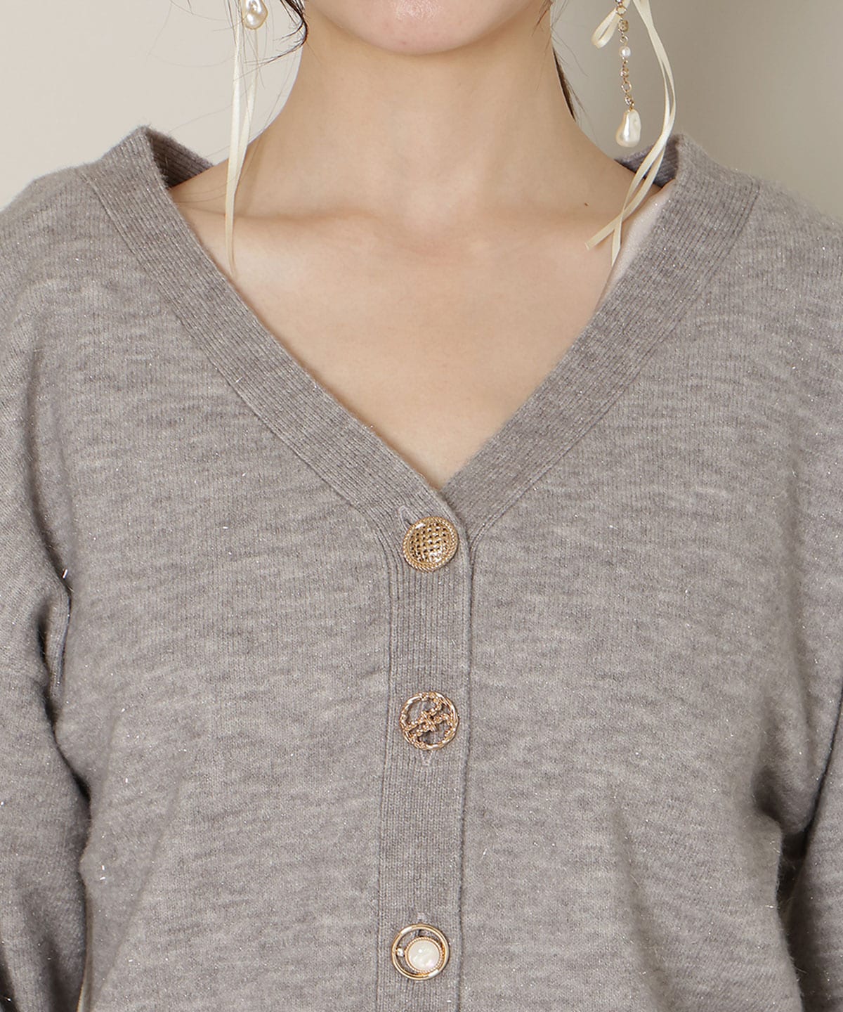 ミドルゲージカーディガン