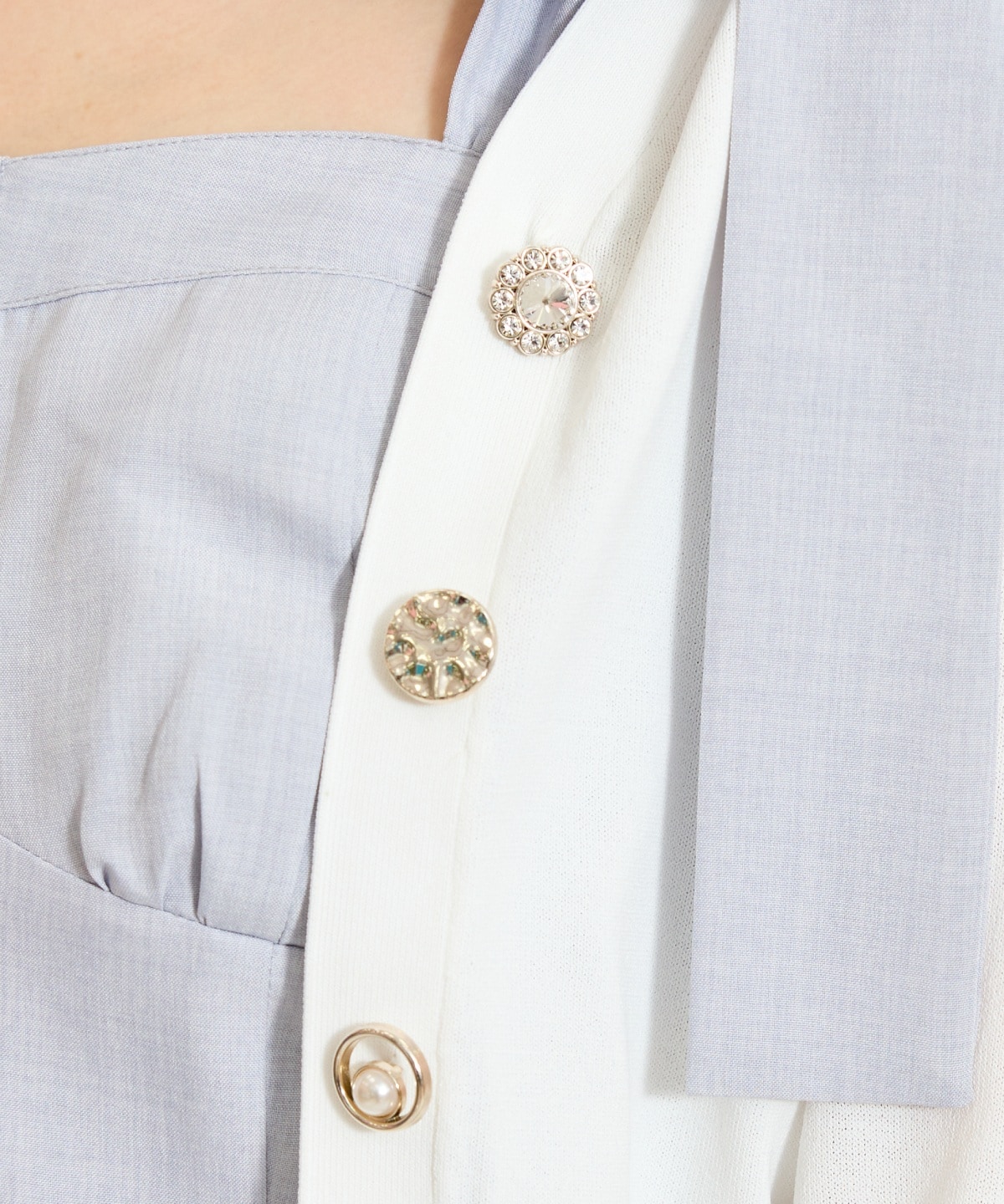 アソートボタンUVカットカーディガン