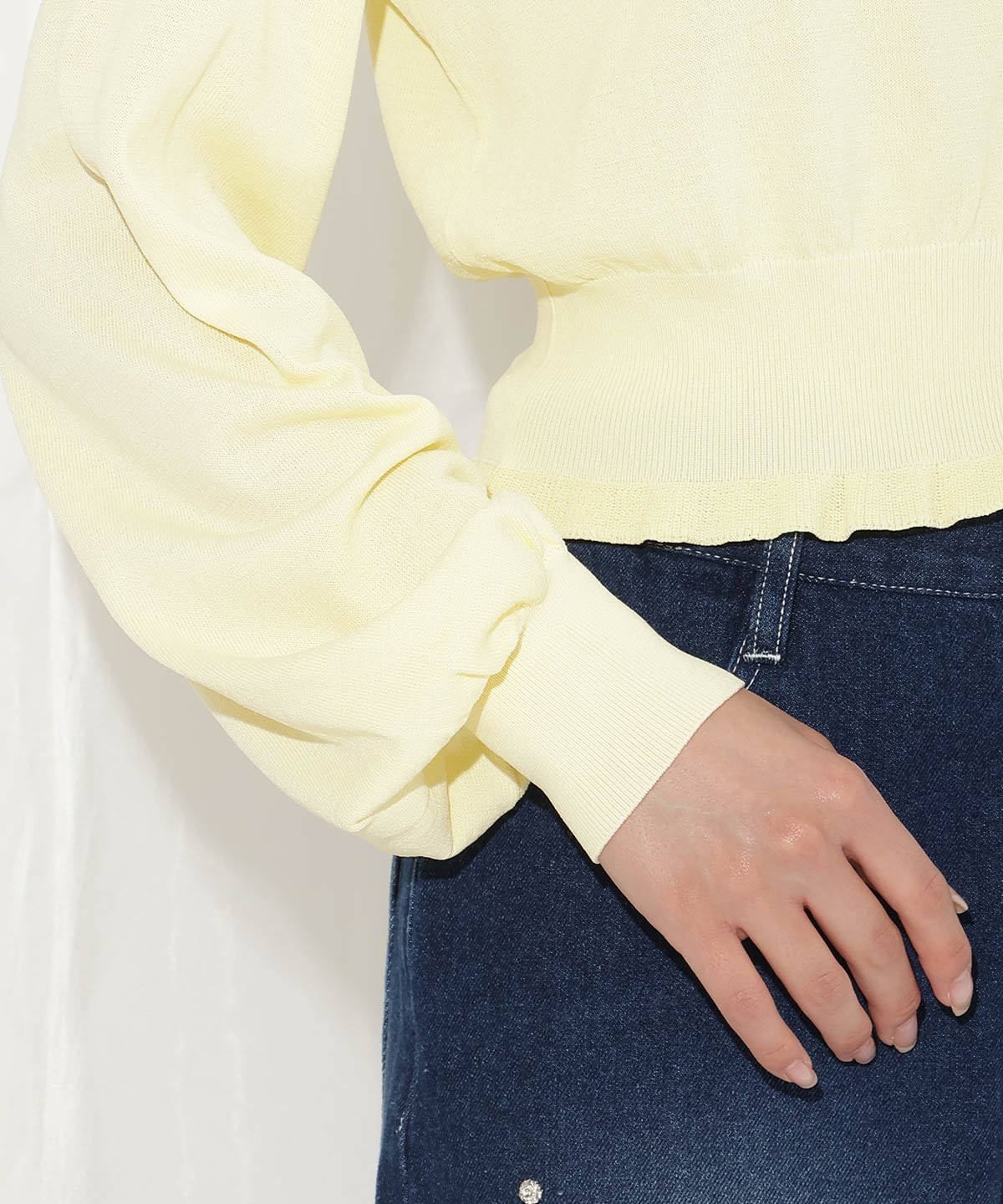 フリルヘムUVカットカーディガン