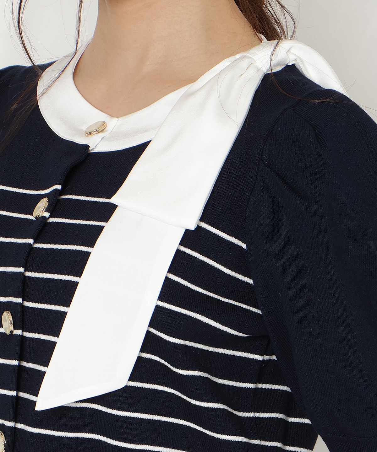 【2/27(fri)発売】リボンパフカーディガン