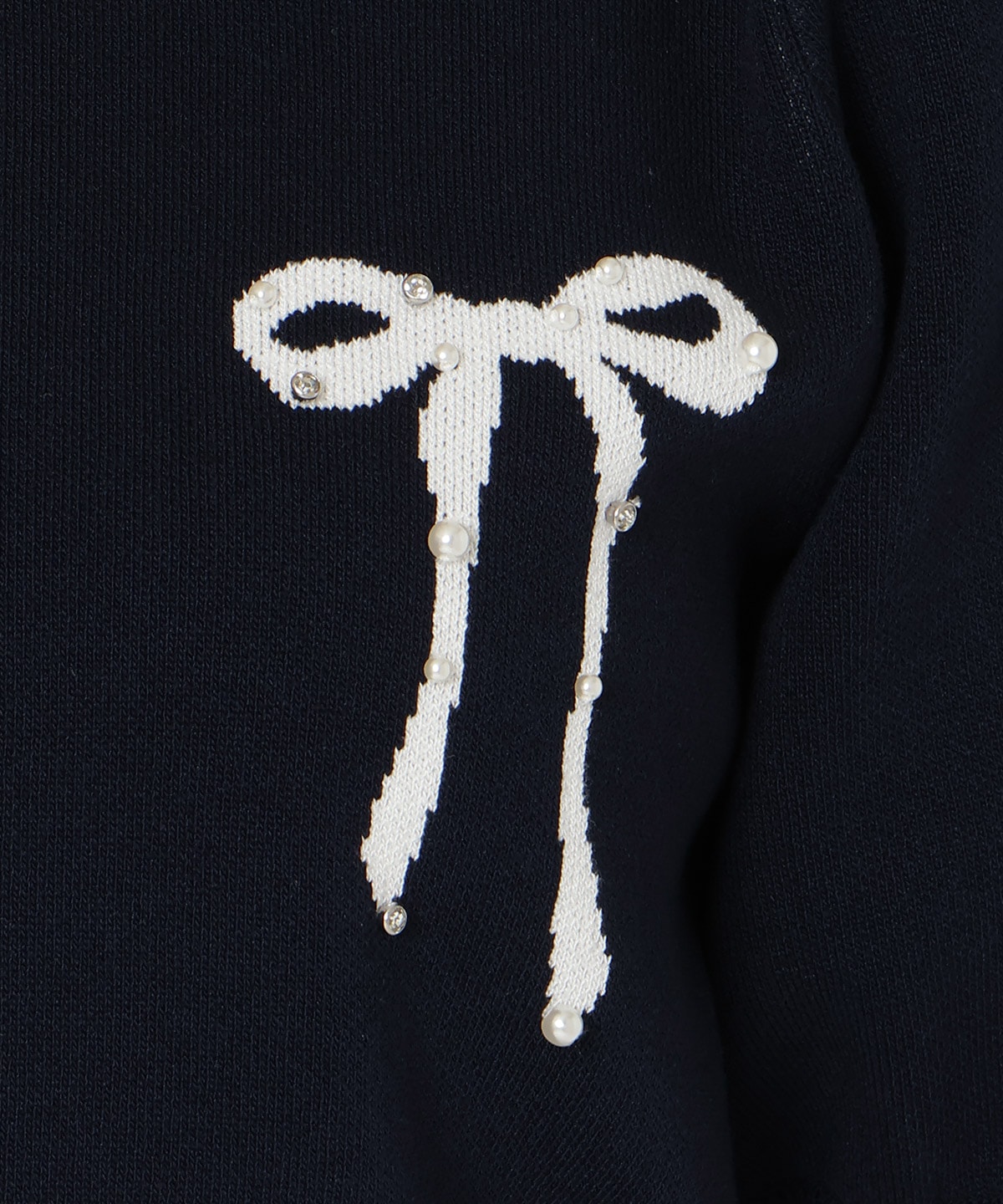 【2/27(fri)発売】リボンジャガードパフニット