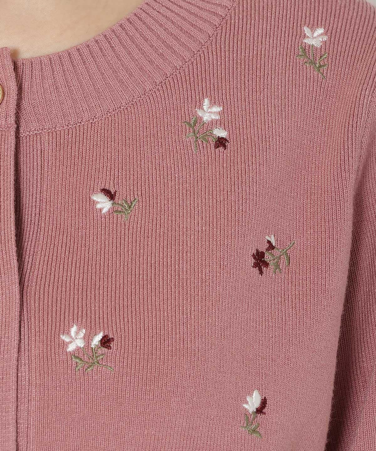 【8/7(fri)20時発売】モチーフ刺繍カーディガン