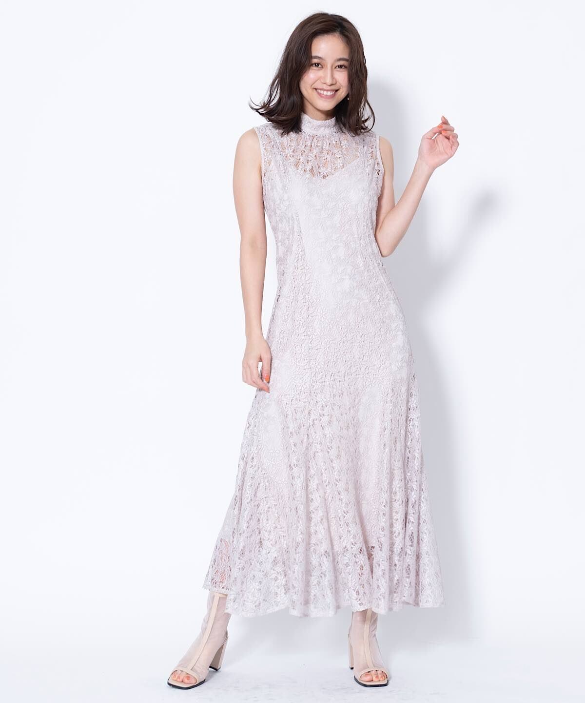 Set商品 ニットプルオーバー レースワンピース M ベージュ And Couture 公式オンラインショップ バーンデストローズ