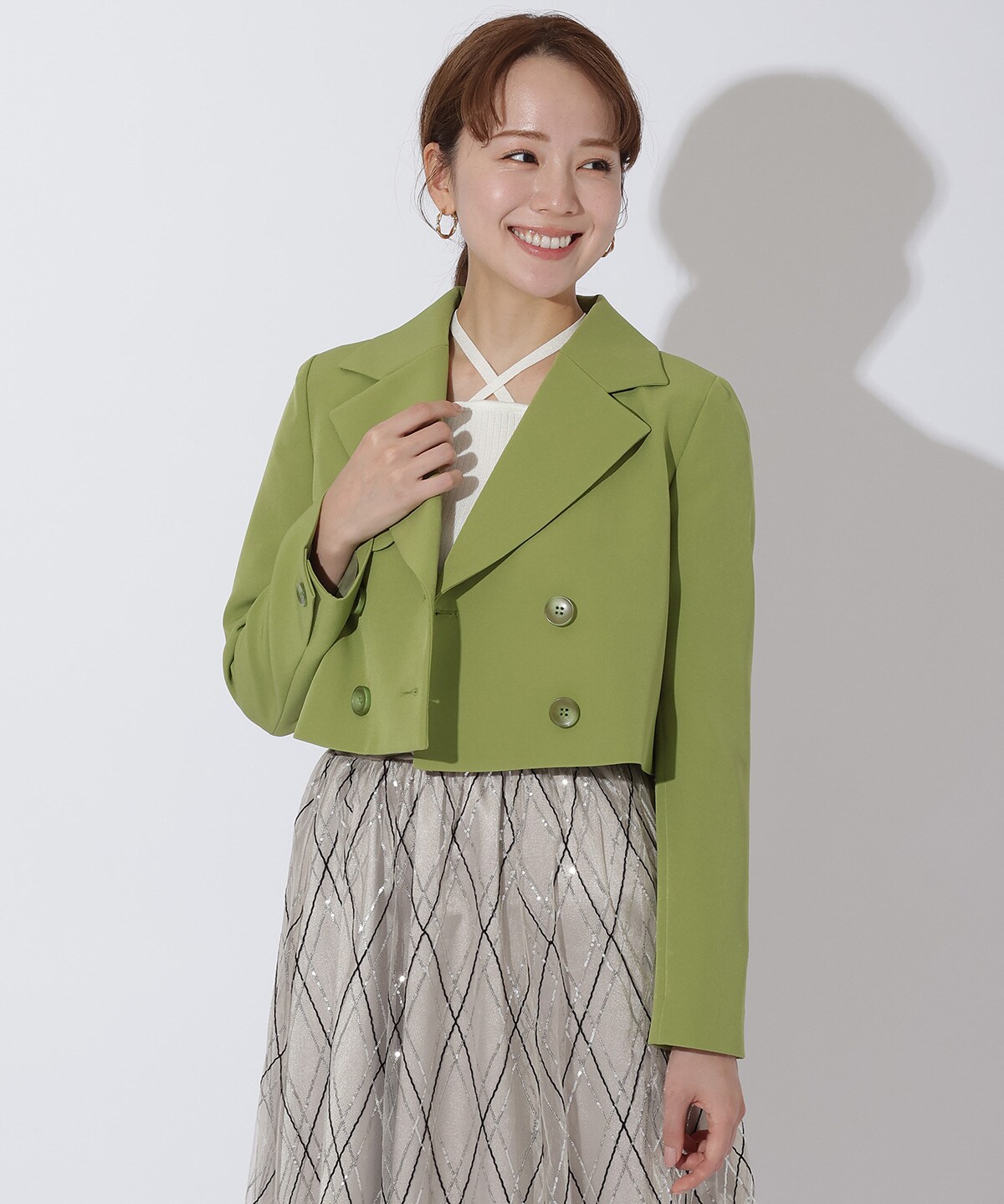 ダブルクロスショートトレンチ