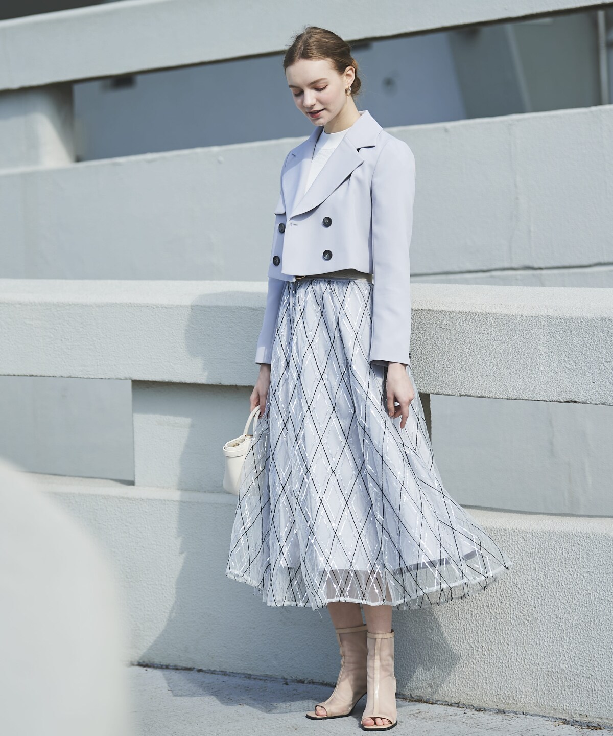 ダブルクロスショートトレンチ