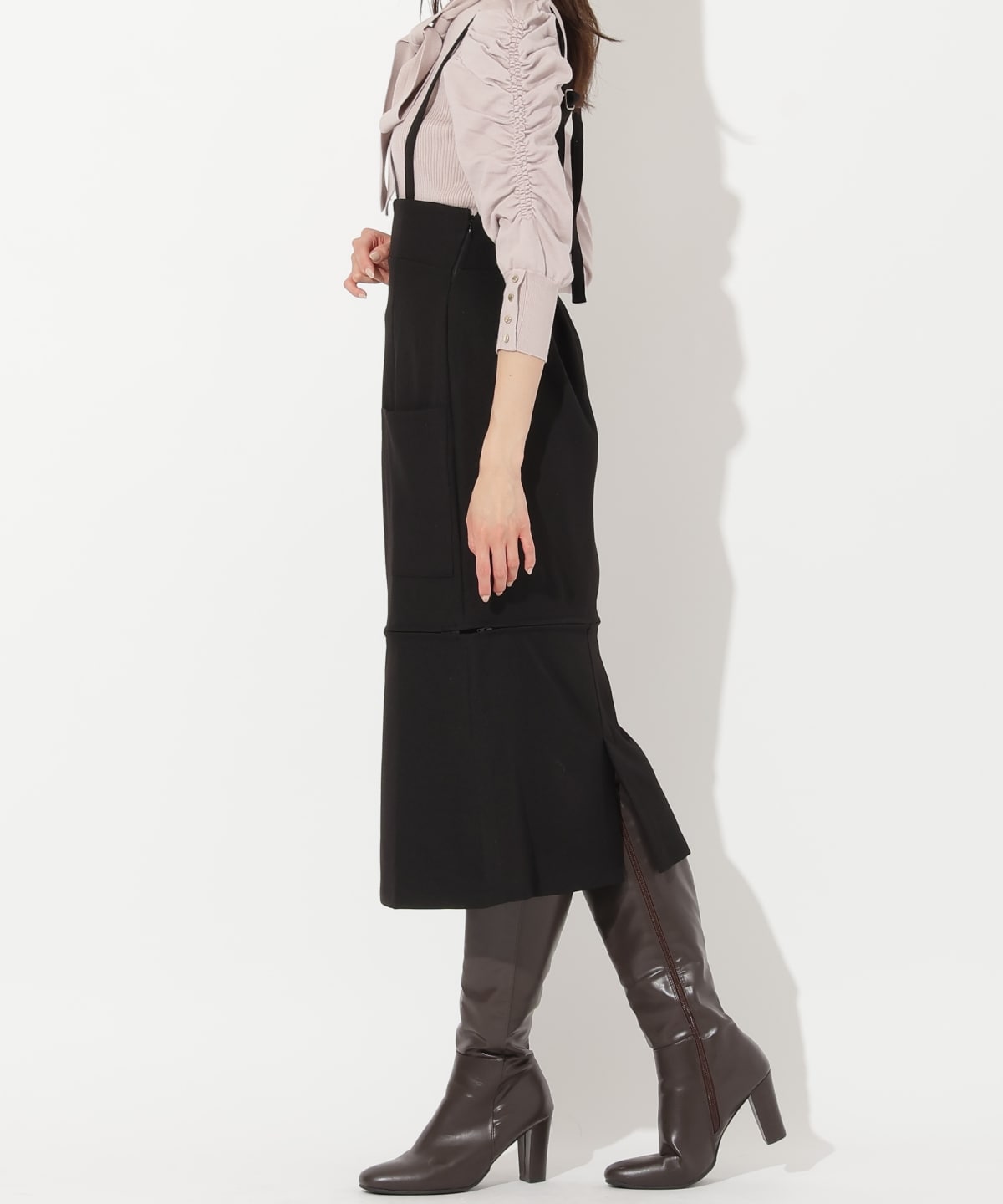 サスペ付き2wayスカート