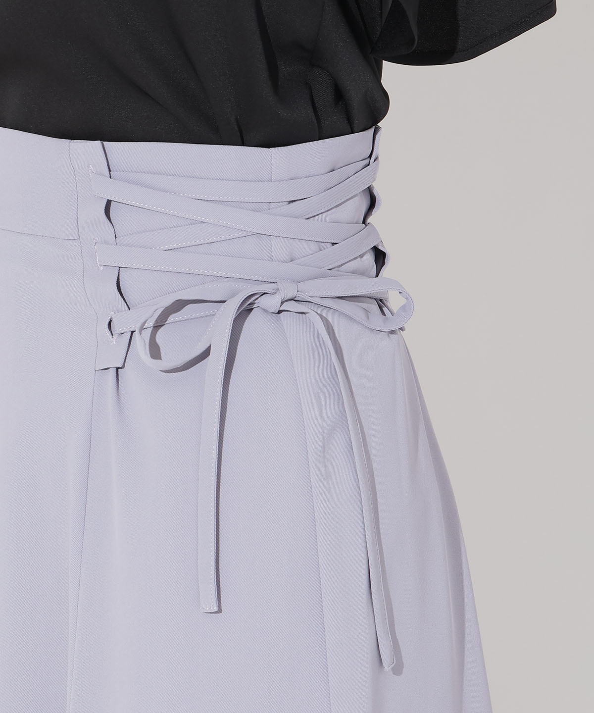 サイドレースアップフレアスカート