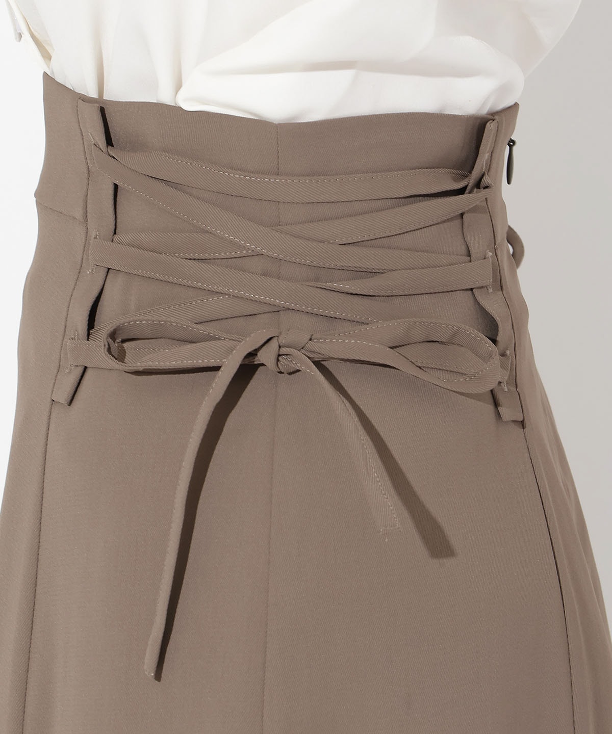 サイドレースアップフレアスカート