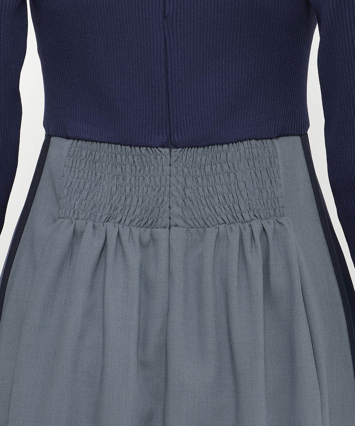 配色ドッキングワンピース