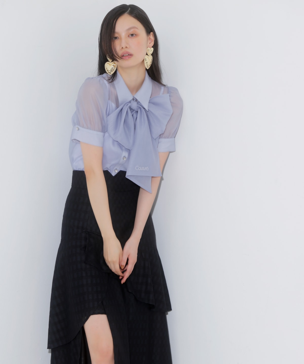 レースティアードスカート