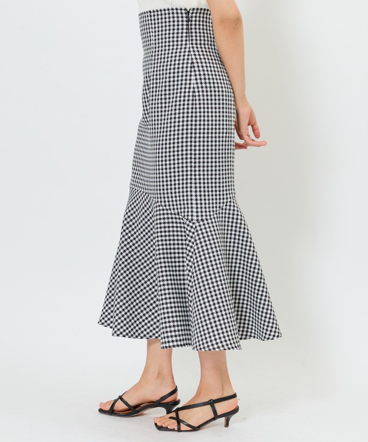 千鳥柄マーメイドスカート