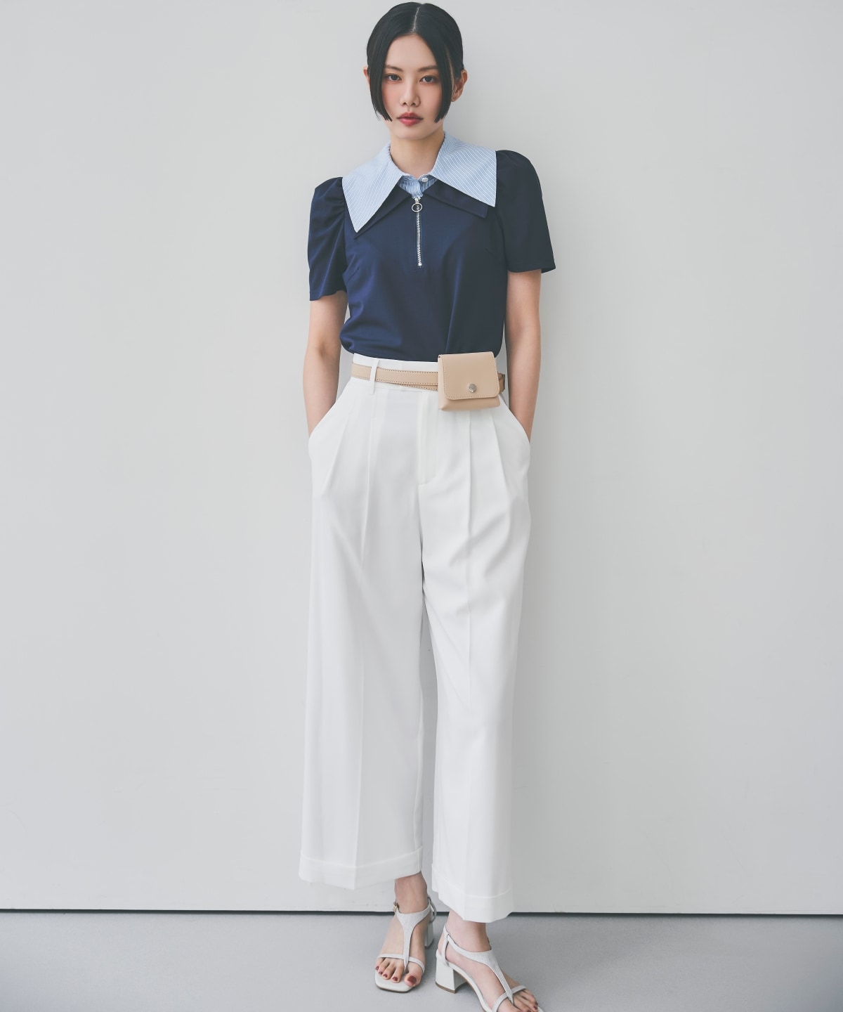 2タックワイドパンツ