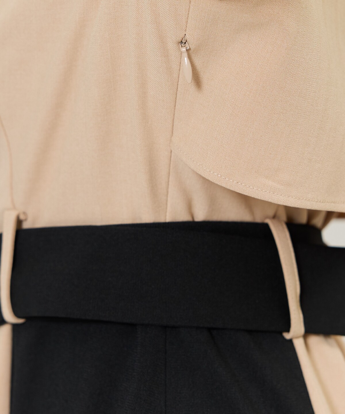 バイカラーカシュクールワンピース(F ベージュ): AND COUTURE｜公式