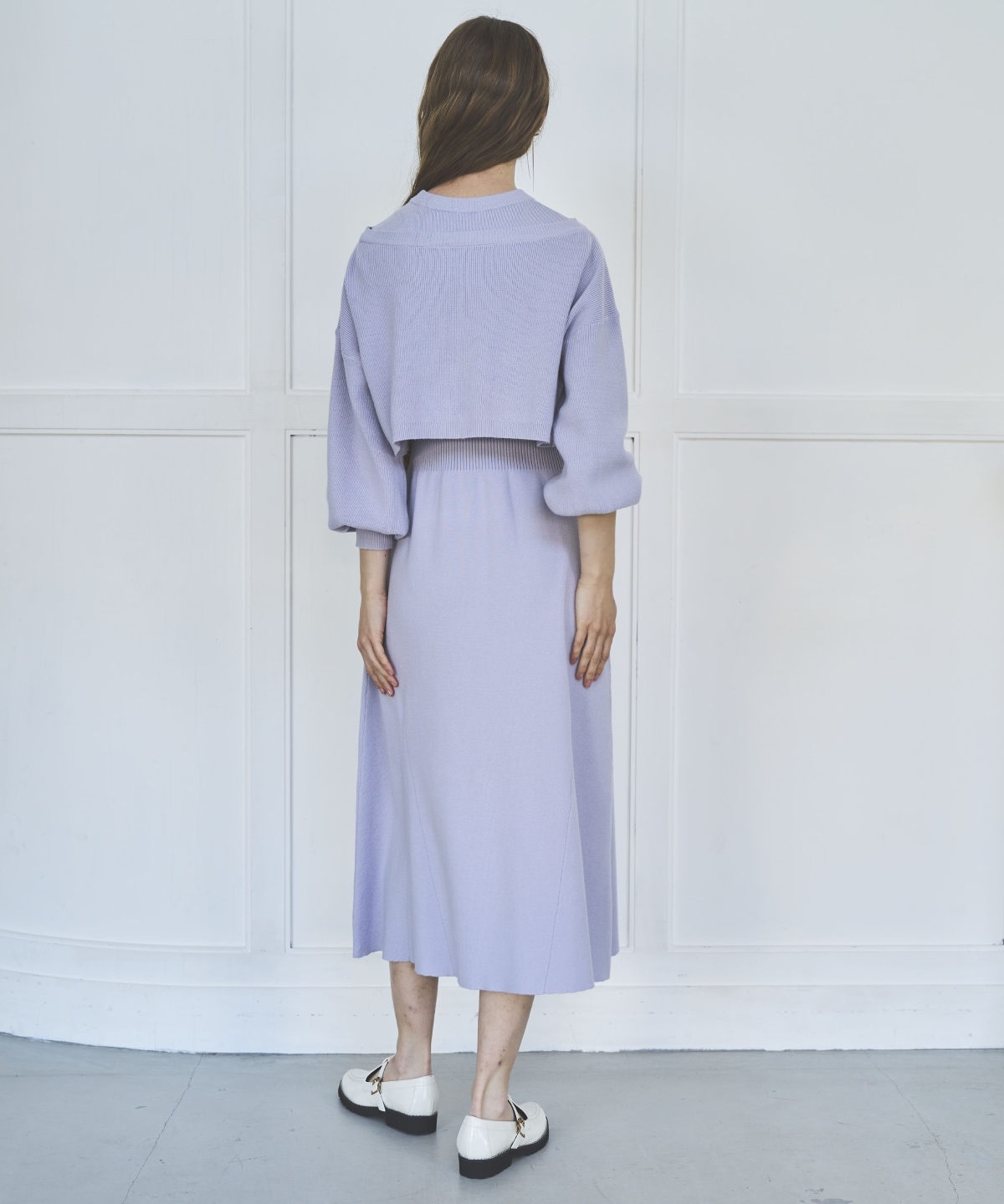 アンサンブルニットワンピース