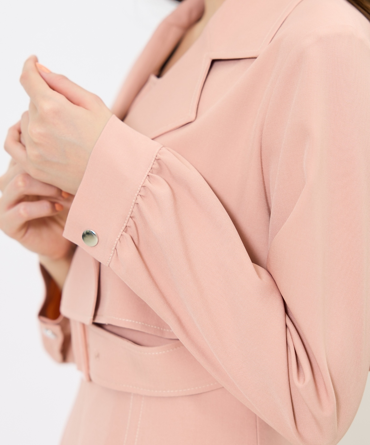 トレンチライクアンサンブルワンピース