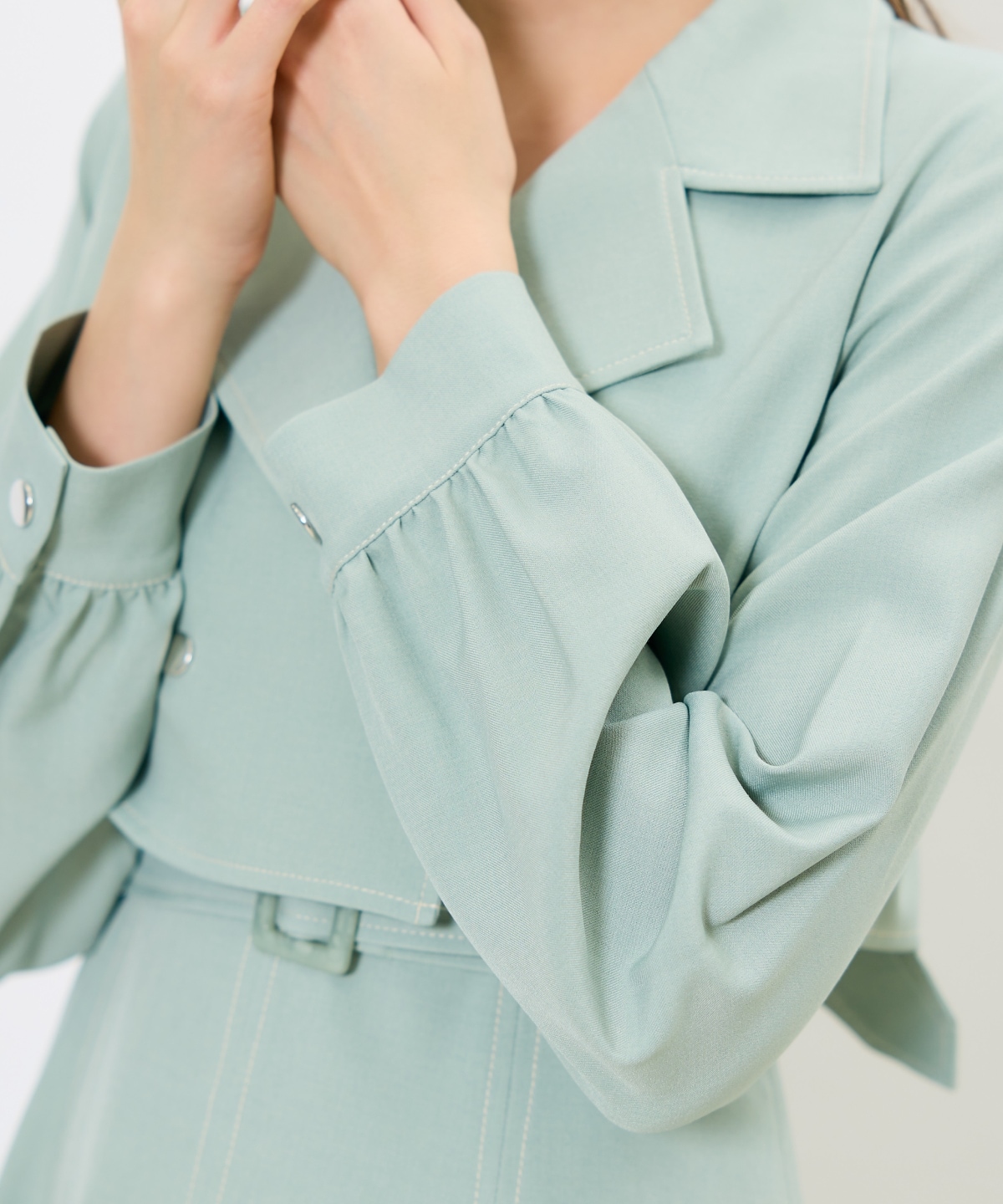 トレンチライクアンサンブルワンピース