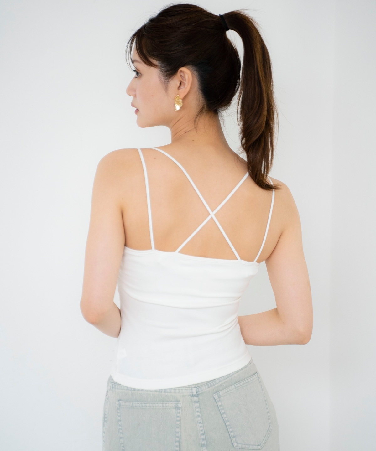 バッククロスキャミソール